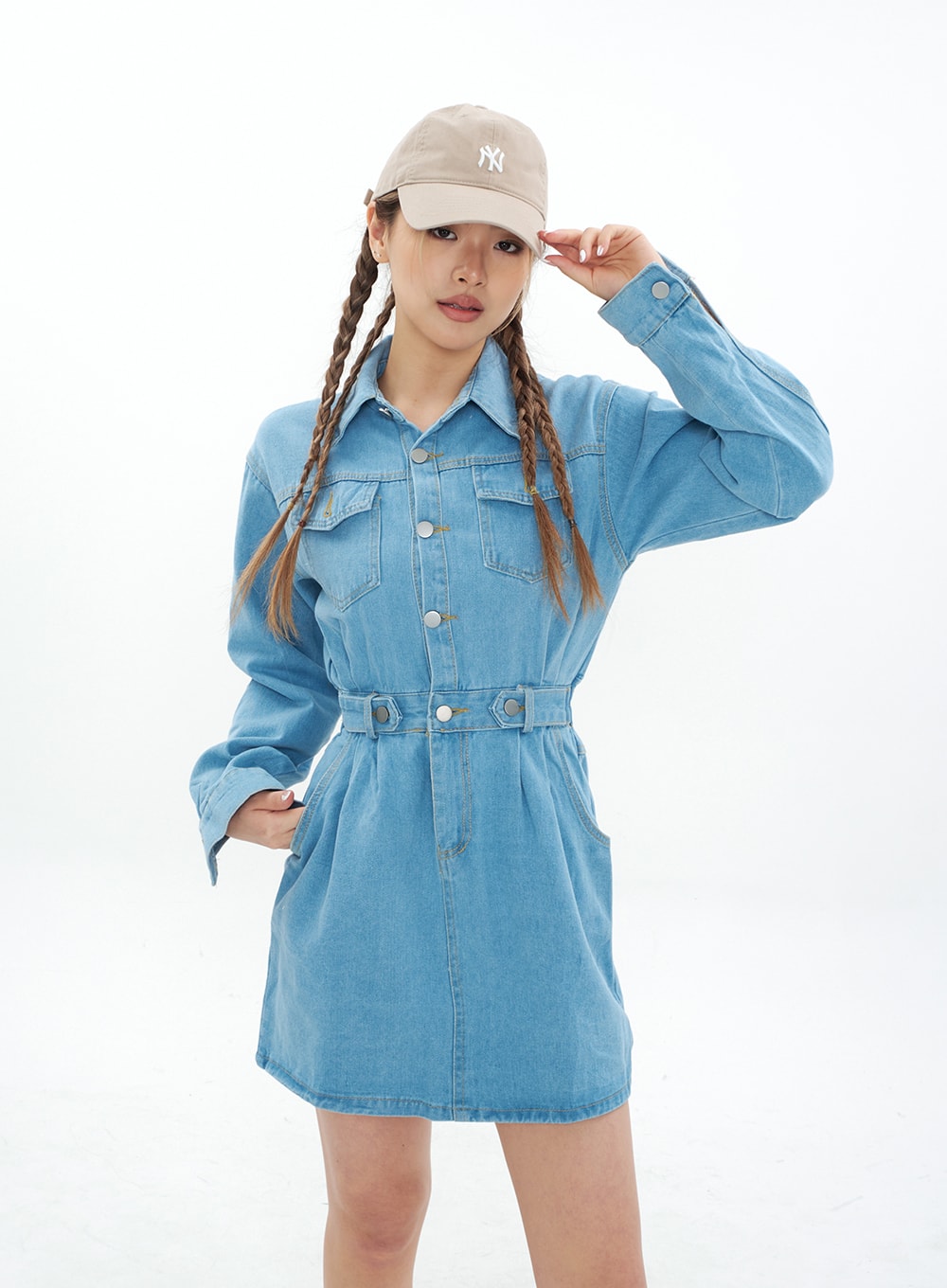 Denim Mini Dress - CM22