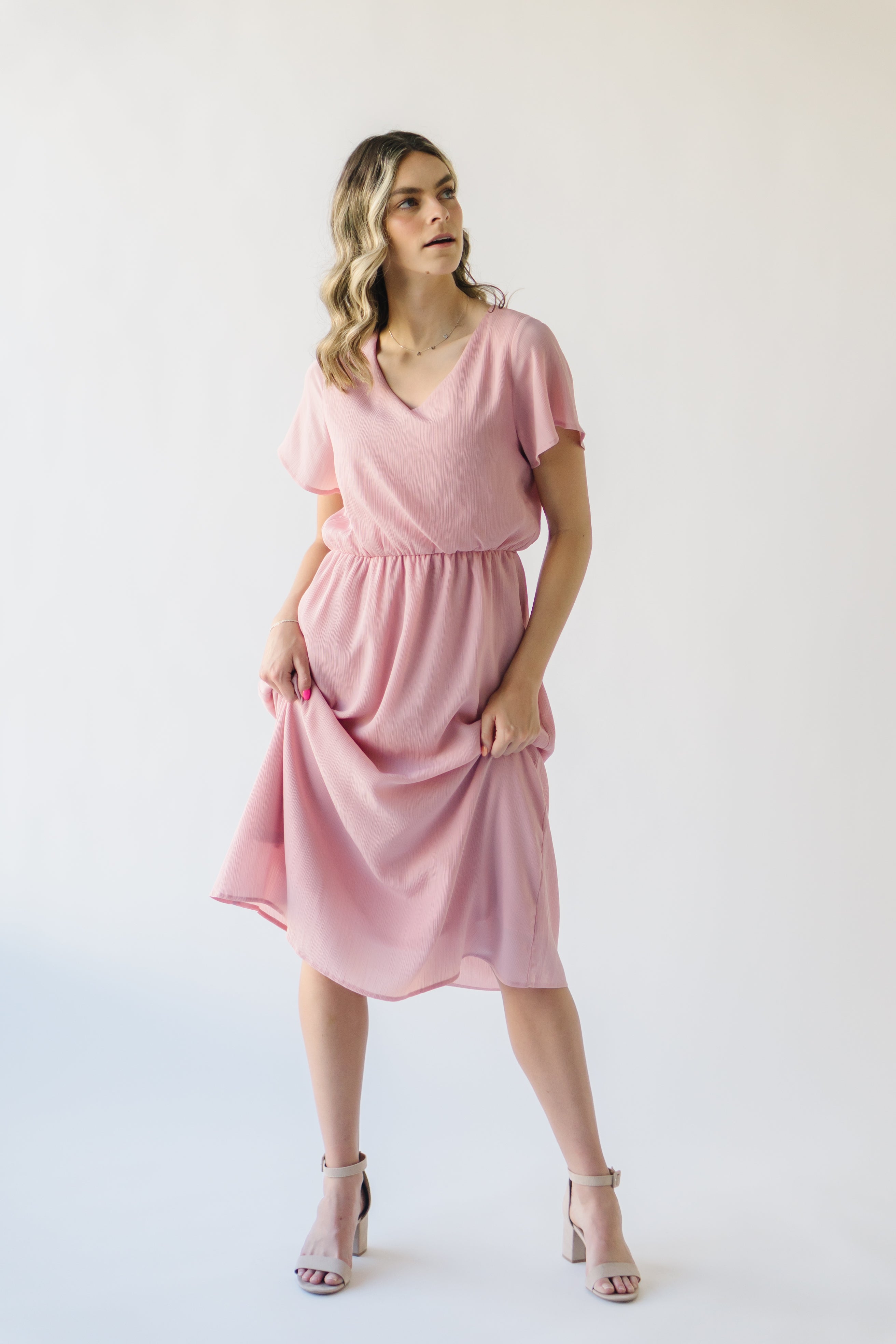 Derby Dress - Blush - Stylish and Elegant - Limited Stock. Shop Now!