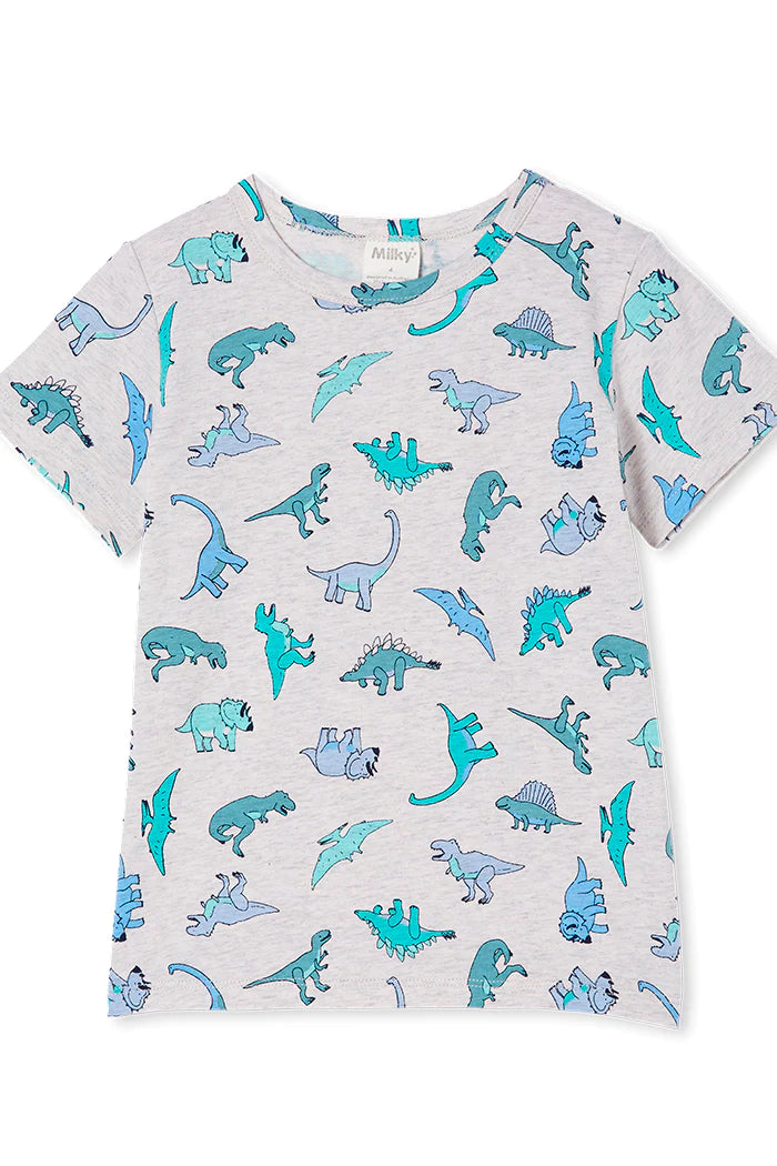 Dinosaur T-Shirt with Milky Print