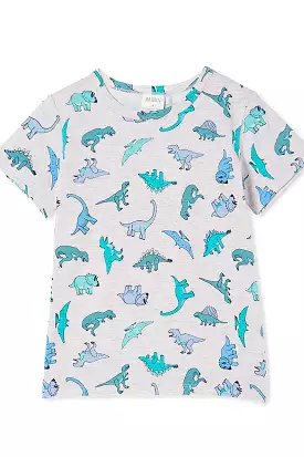 Dinosaur T-Shirt with Milky Print