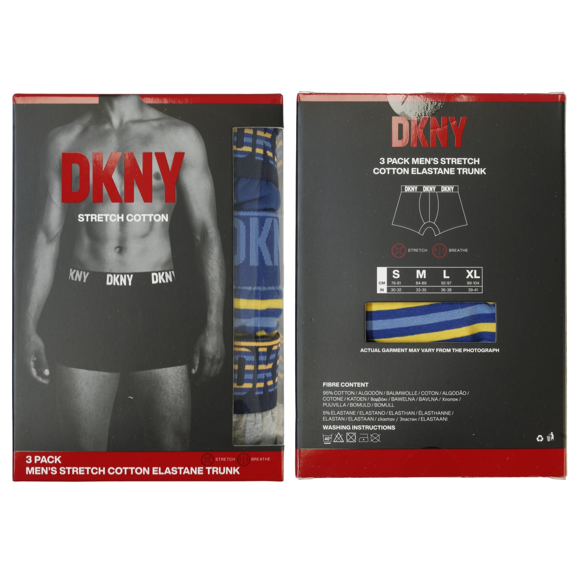 DKNY Men's Boxer Trunks - Mainline Collection (3-Pack)