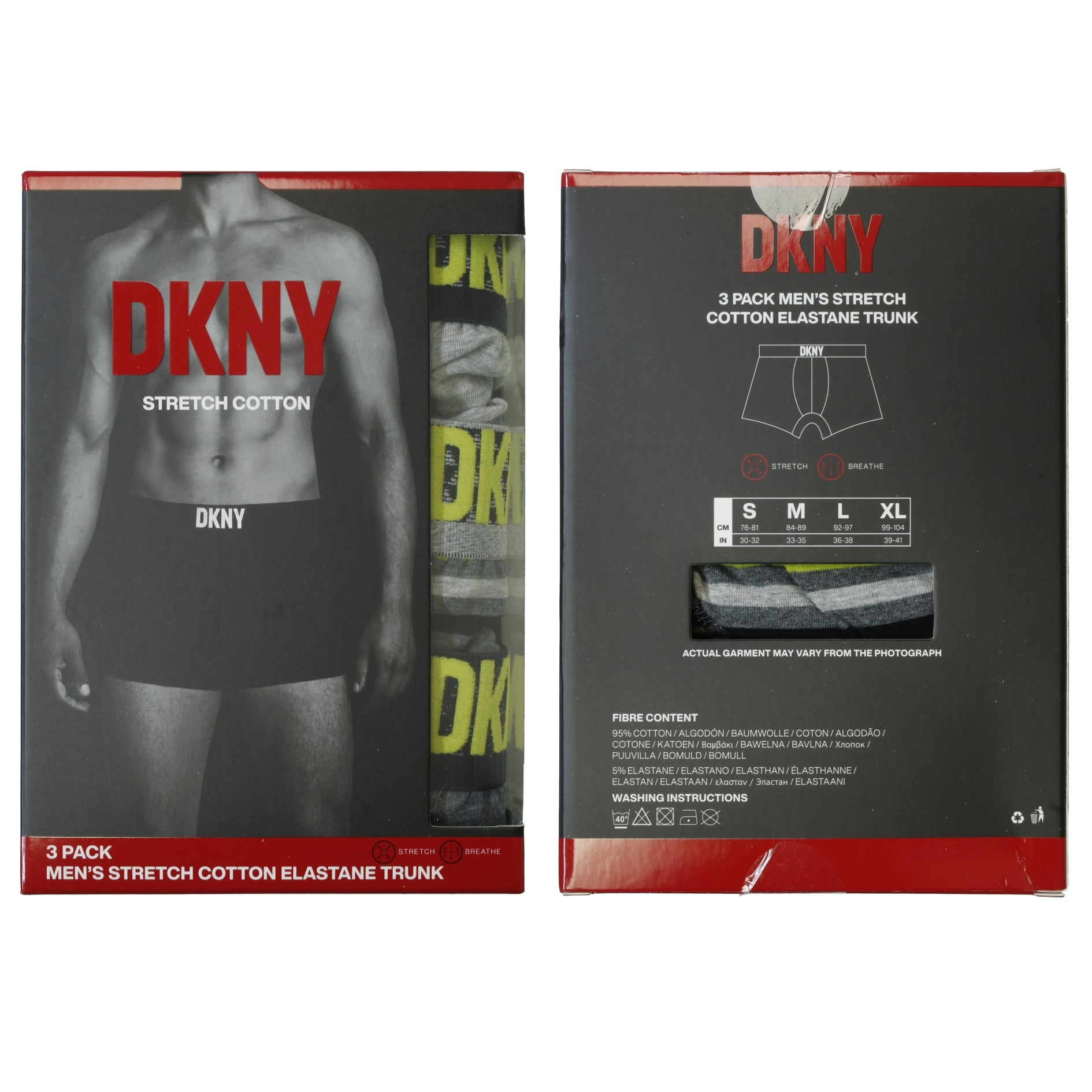 DKNY Men's Boxer Trunks - Mainline Collection (3-Pack)