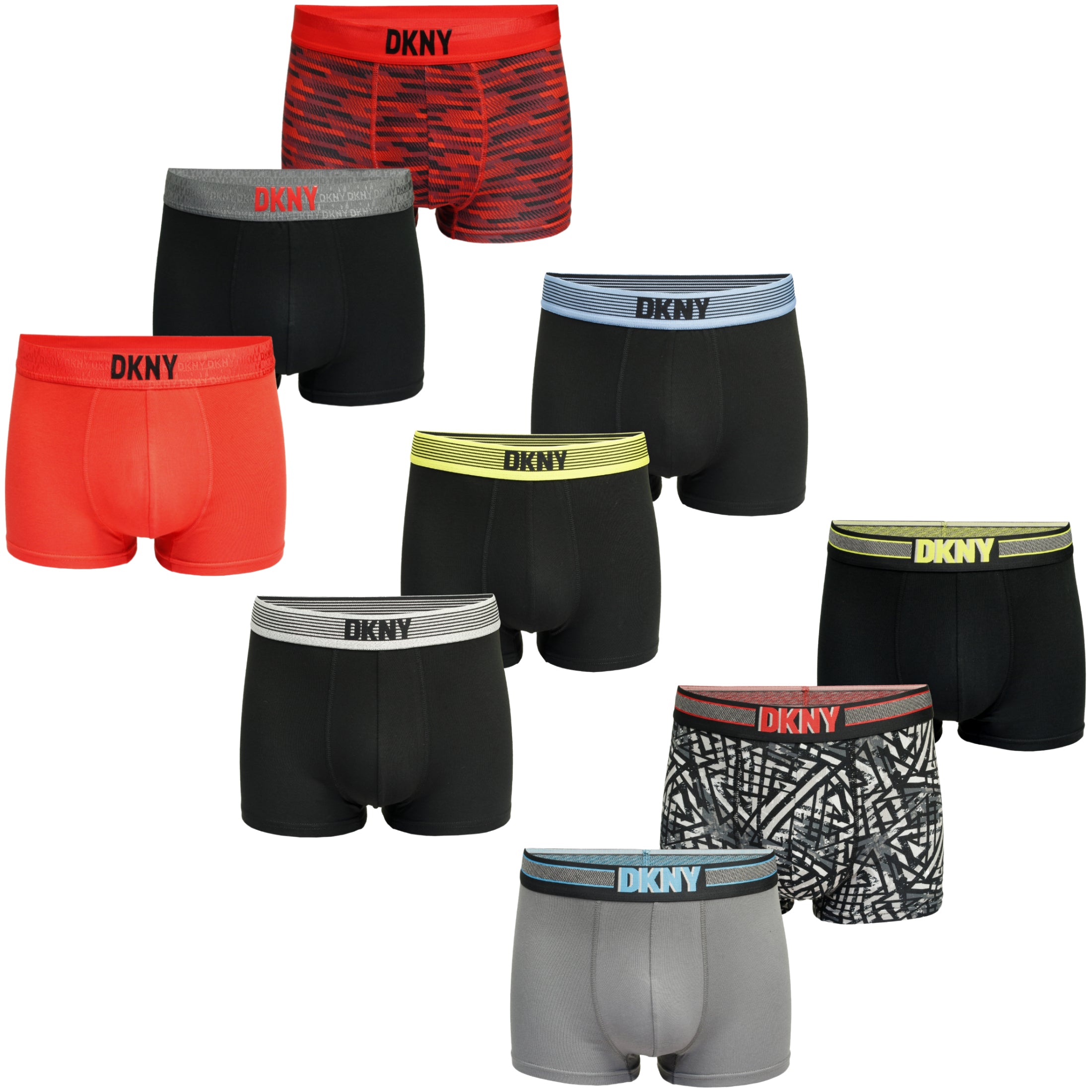 DKNY Premium Supersoft Modal Cotton Boxer Trunks (3-Pack)