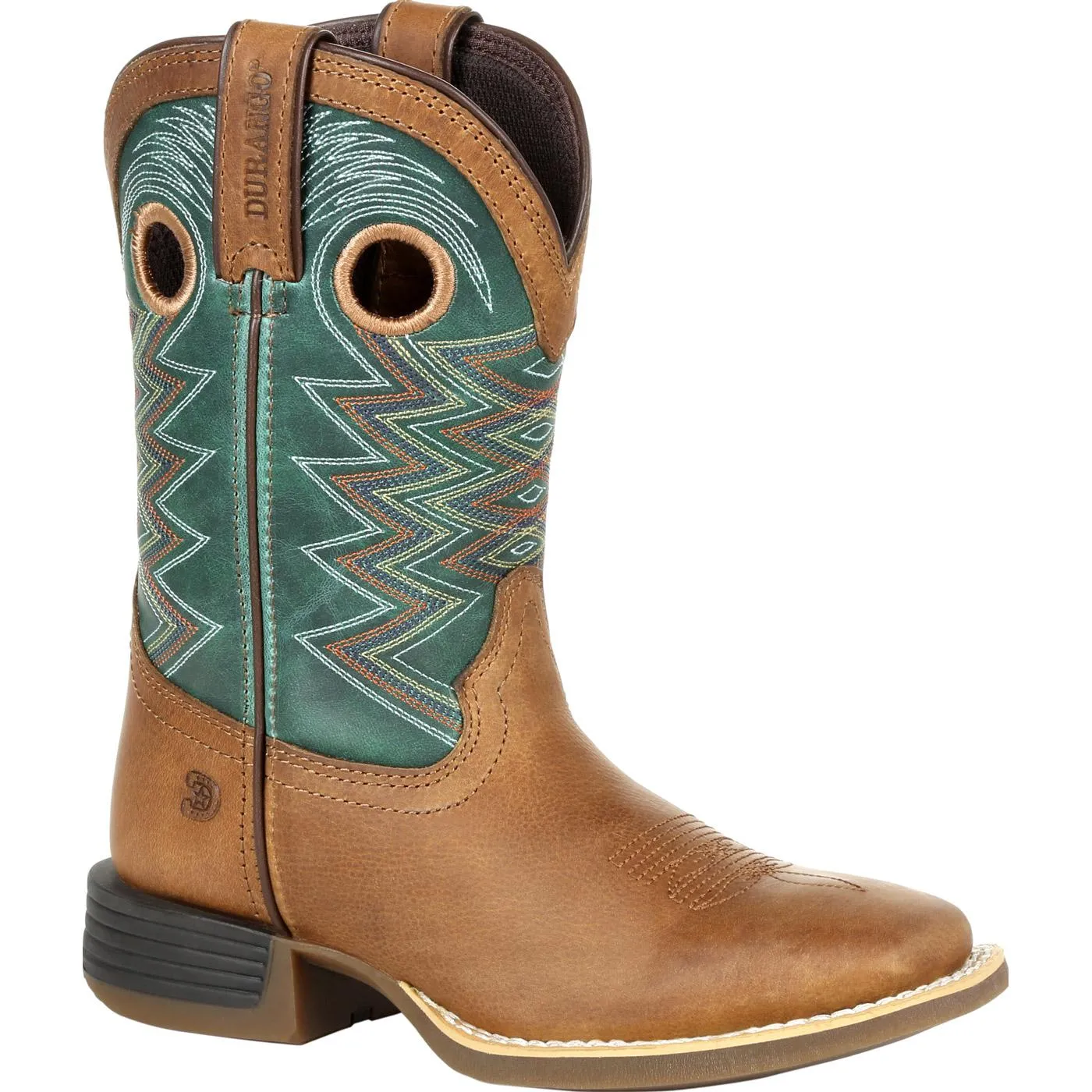 Durango Lil Rebel Pro Little Kids Teal Western Boot