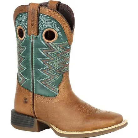 Durango Lil Rebel Pro Little Kids Teal Western Boot