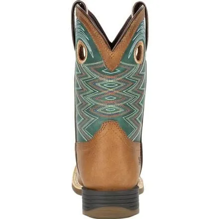 Durango Lil Rebel Pro Little Kids Teal Western Boot