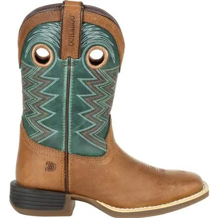 Durango Lil Rebel Pro Little Kids Teal Western Boot