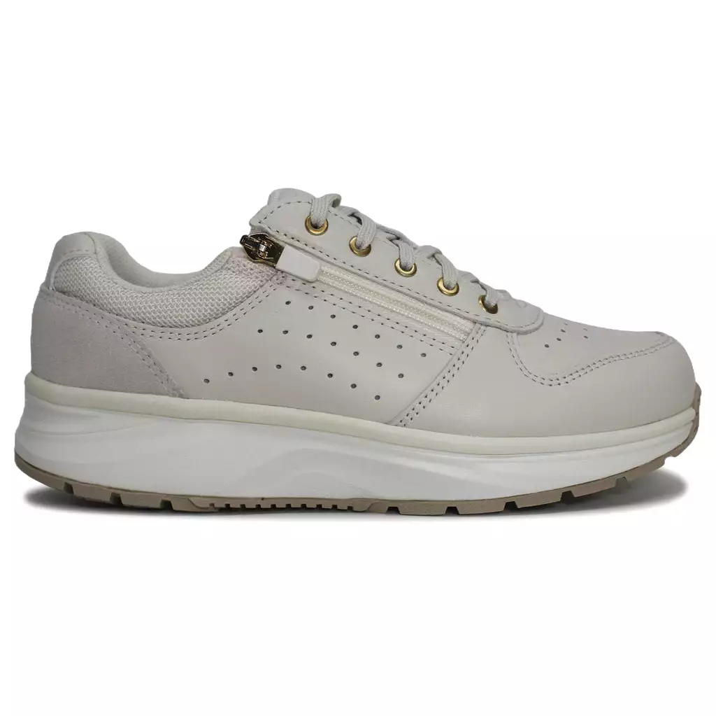 Dynamo Zip Women's Leather and Textile Low Top Trainers