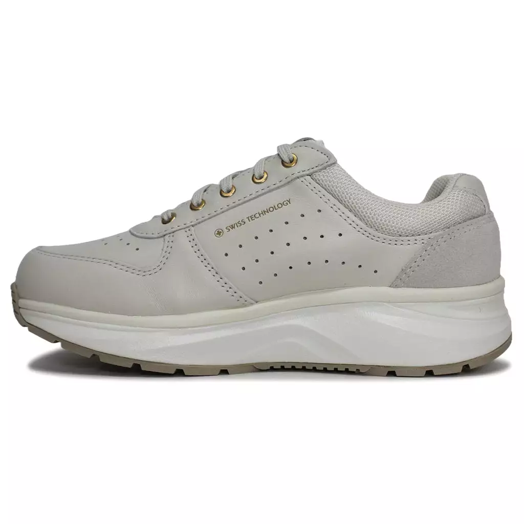 Dynamo Zip Women's Leather and Textile Low Top Trainers