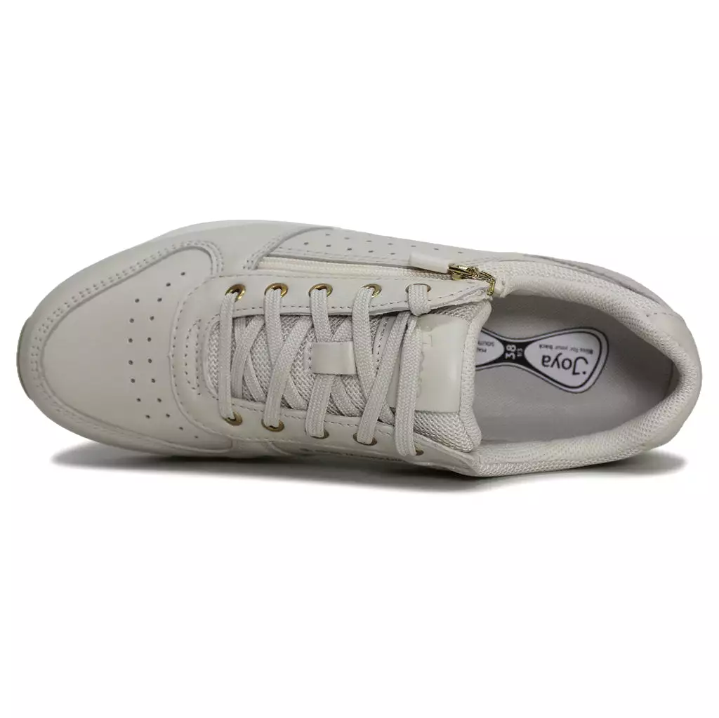 Dynamo Zip Women's Leather and Textile Low Top Trainers