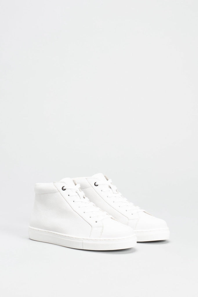 Elk Label Kali High Top Sneakers White