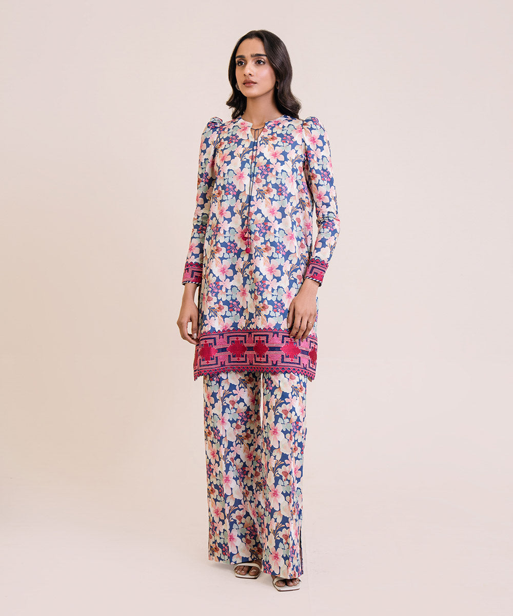 Embroidered Lawn Suit - 2 Piece