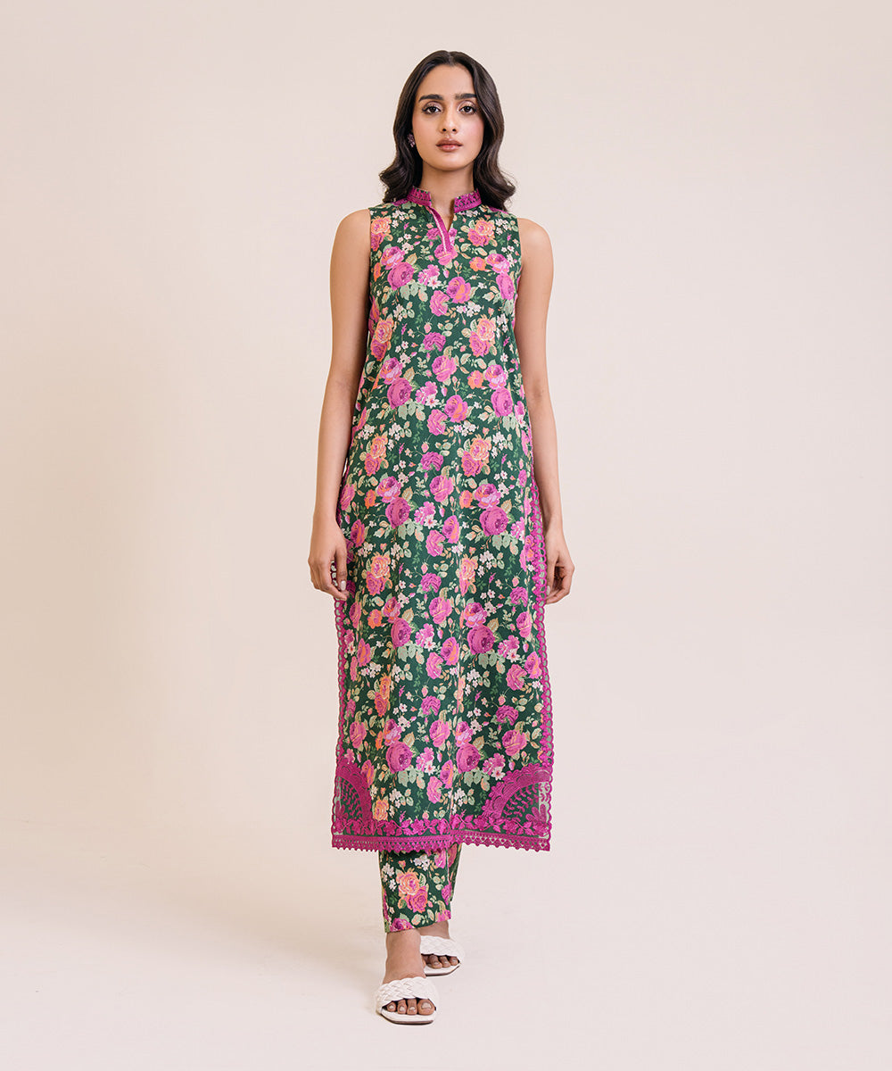 Embroidered Lawn Suit - 2 Piece