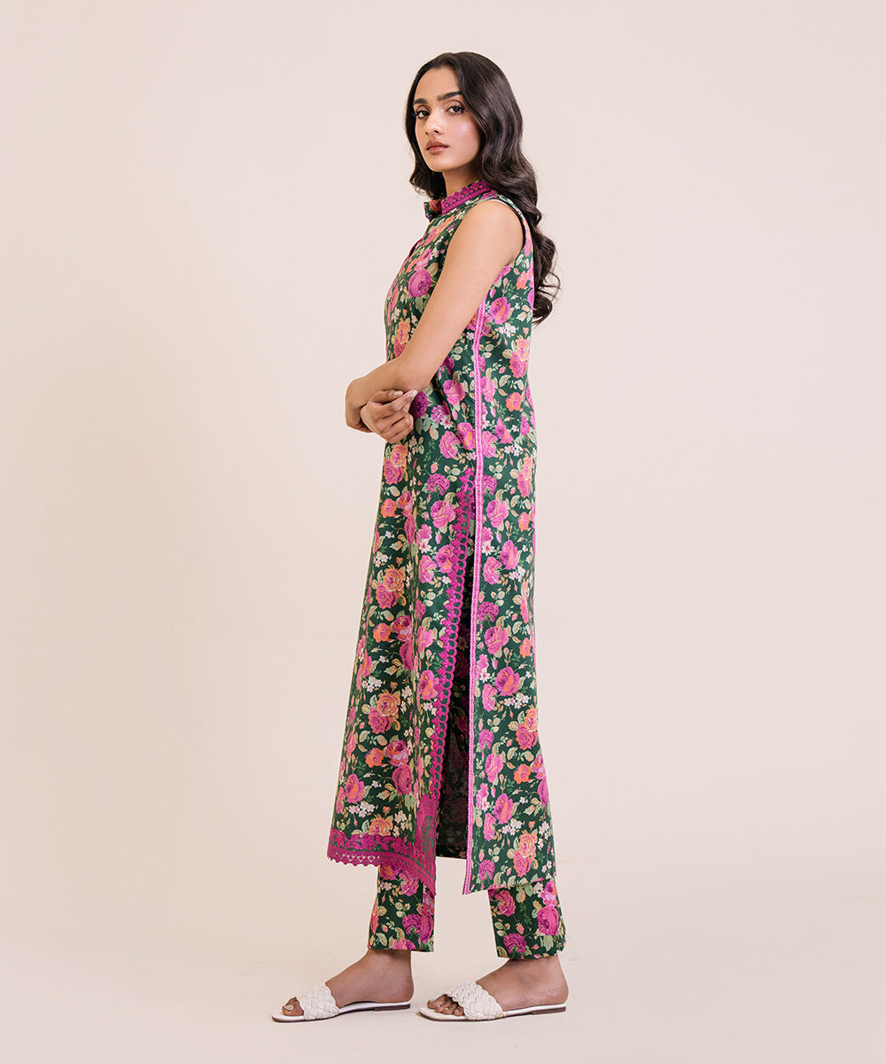 Embroidered Lawn Suit - 2 Piece