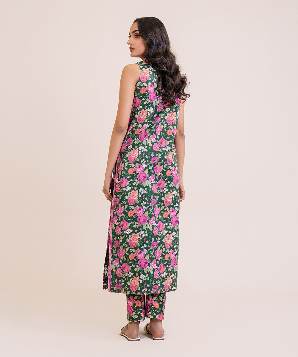 Embroidered Lawn Suit - 2 Piece