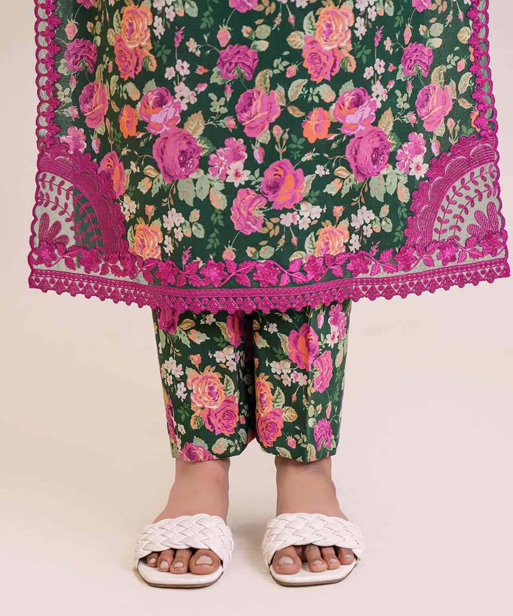 Embroidered Lawn Suit - 2 Piece