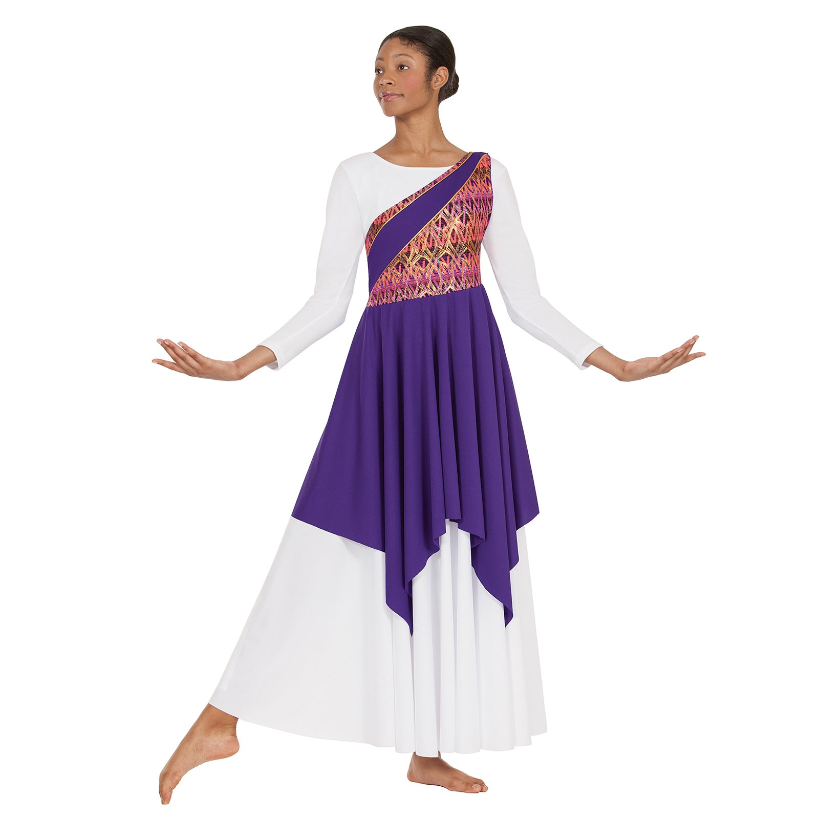 Eurotard Adult Praise Tunic - Joyful & Asymmetrical - Search