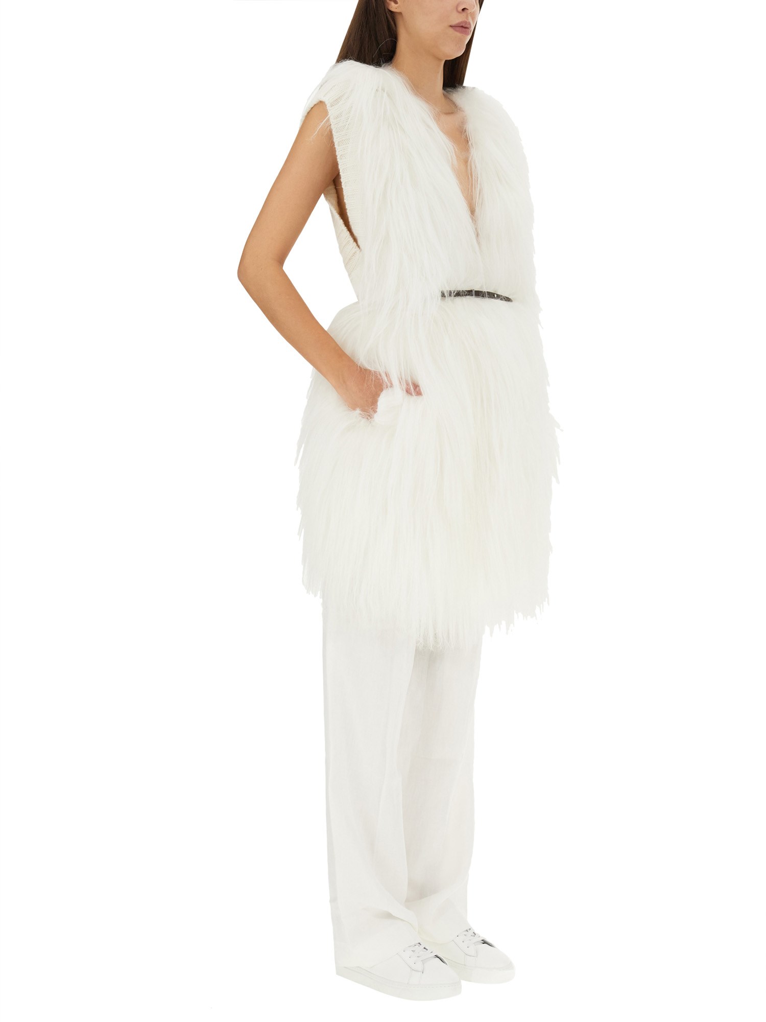 FABIANA FILIPPI    CASHMERE FUR VEST