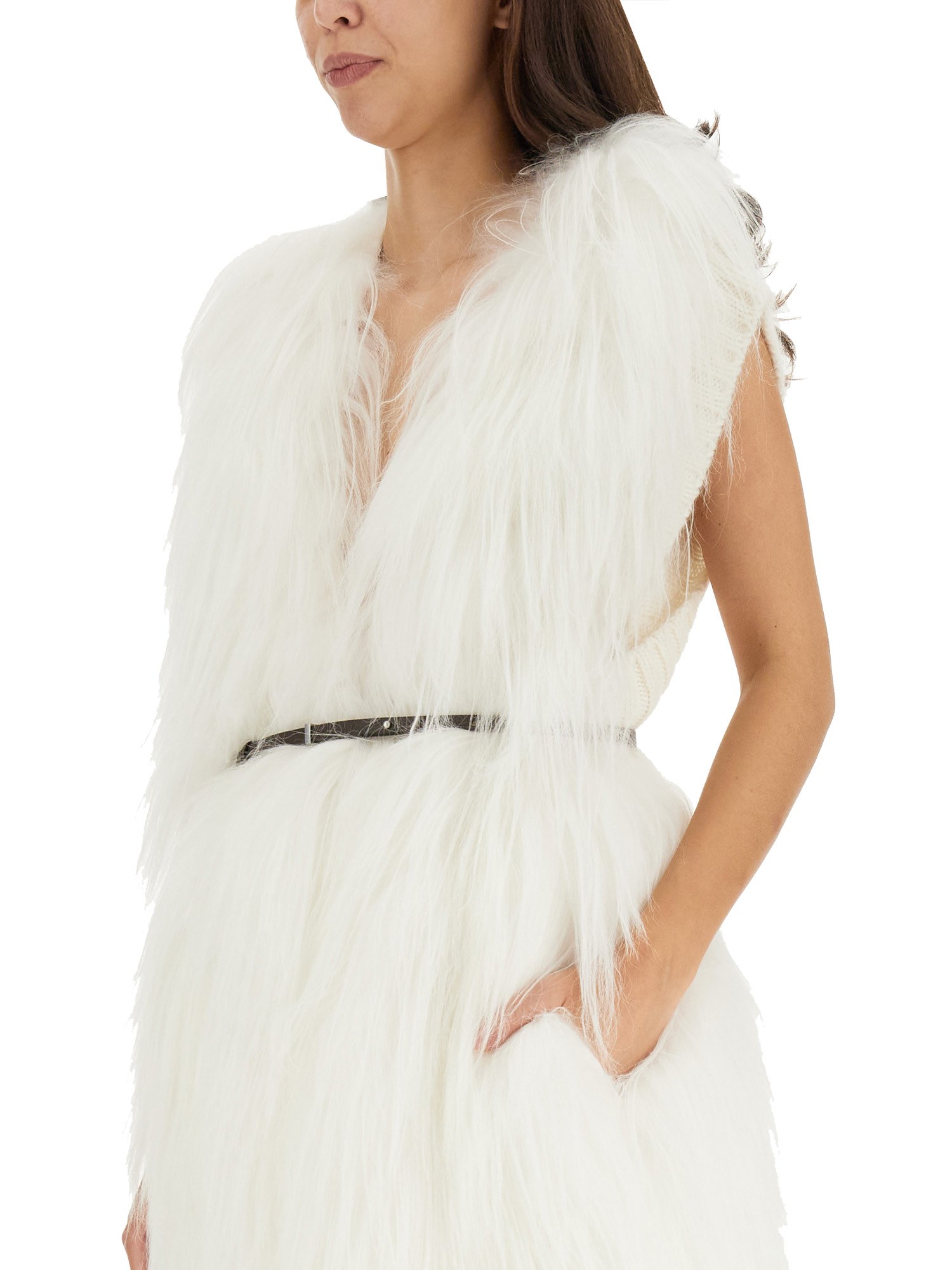 FABIANA FILIPPI    CASHMERE FUR VEST