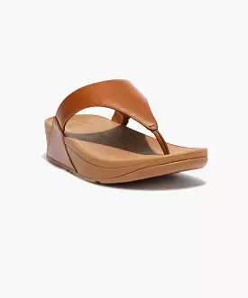 FitFlop Brown Leather Toe Post Sandals - Shop Now!