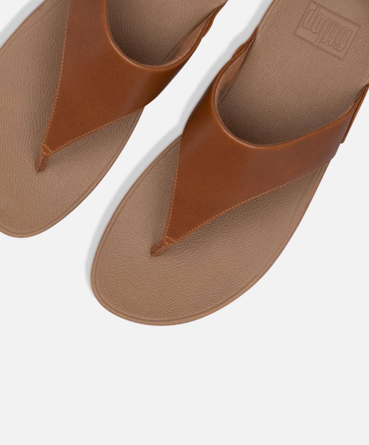 FitFlop Brown Leather Toe Post Sandals - Shop Now!