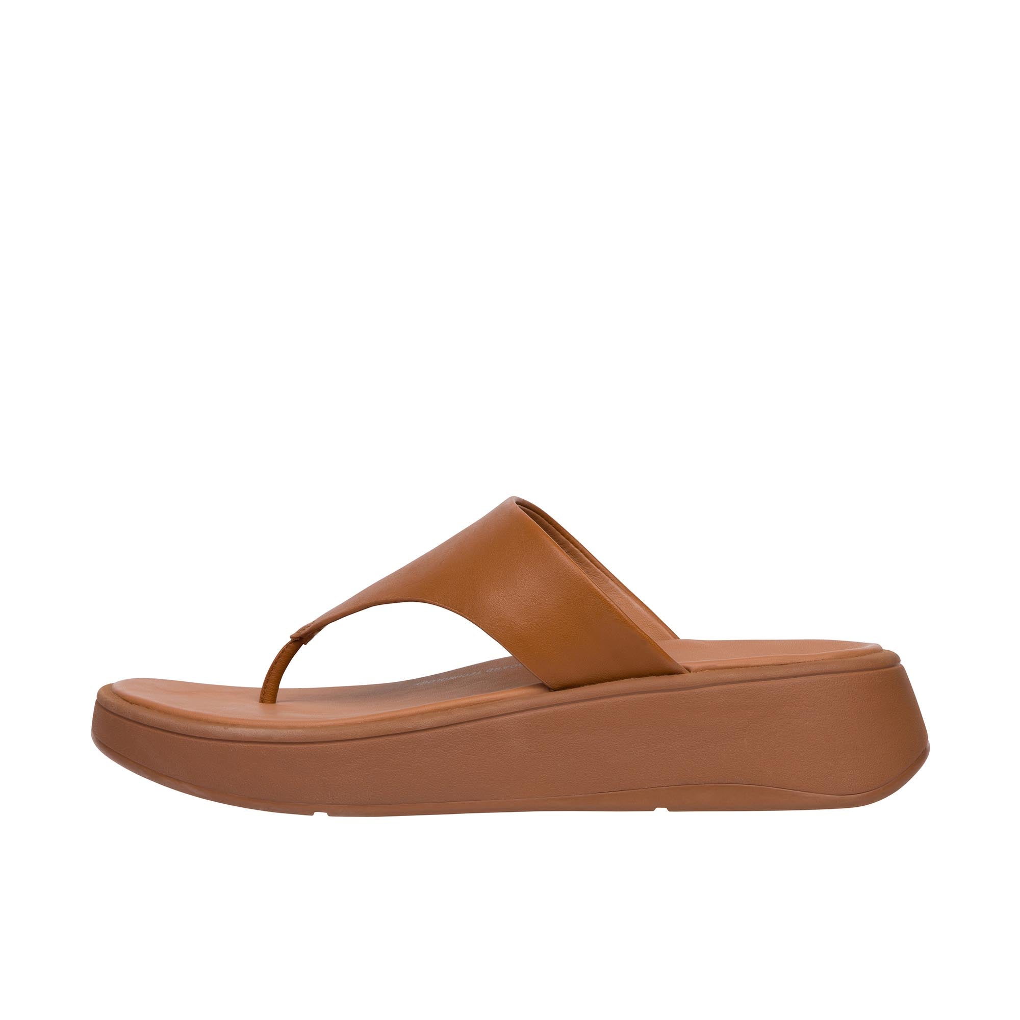 FitFlop Light Tan Leather Toe Post Sandals for Women