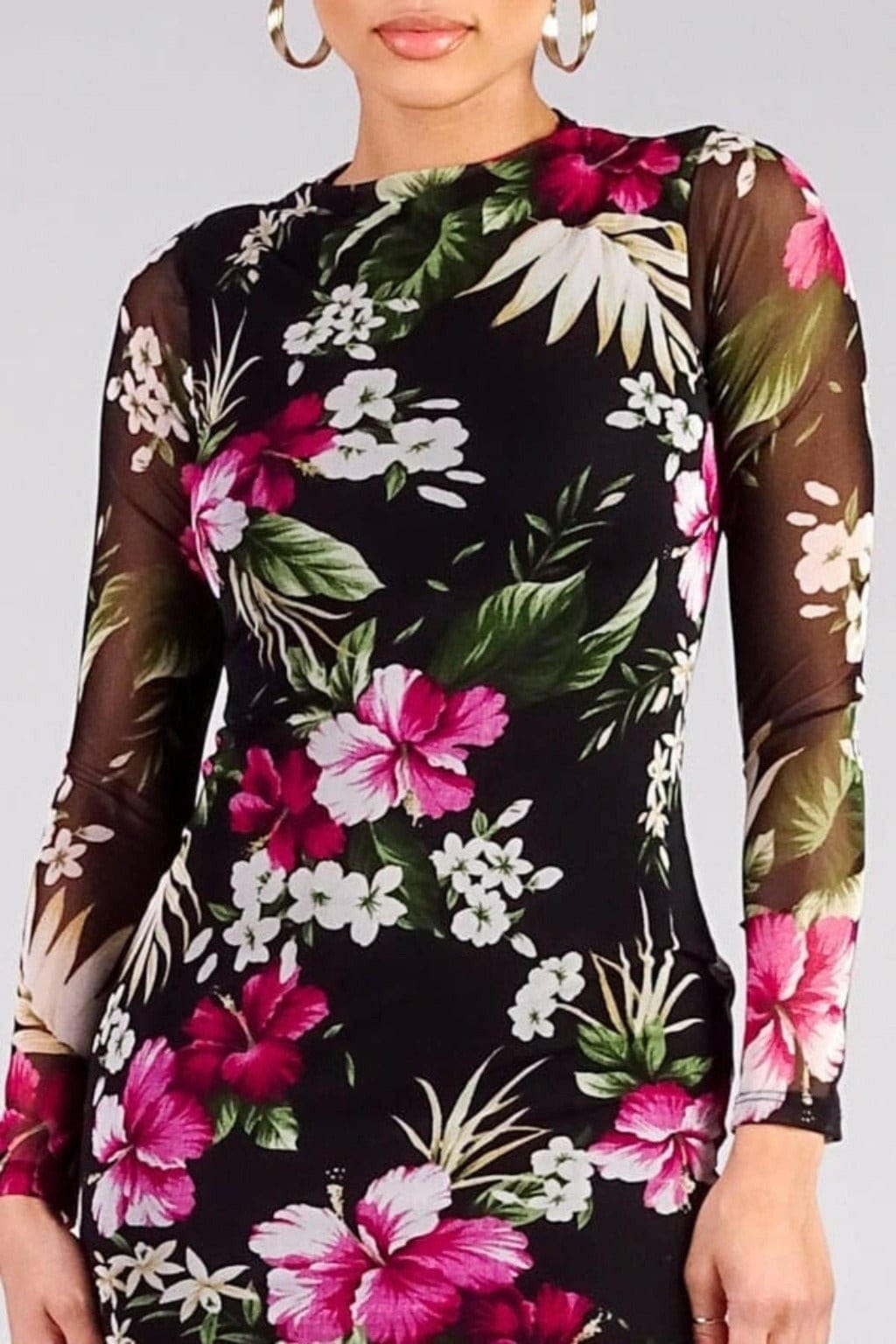 Floral Mini Dress for Women