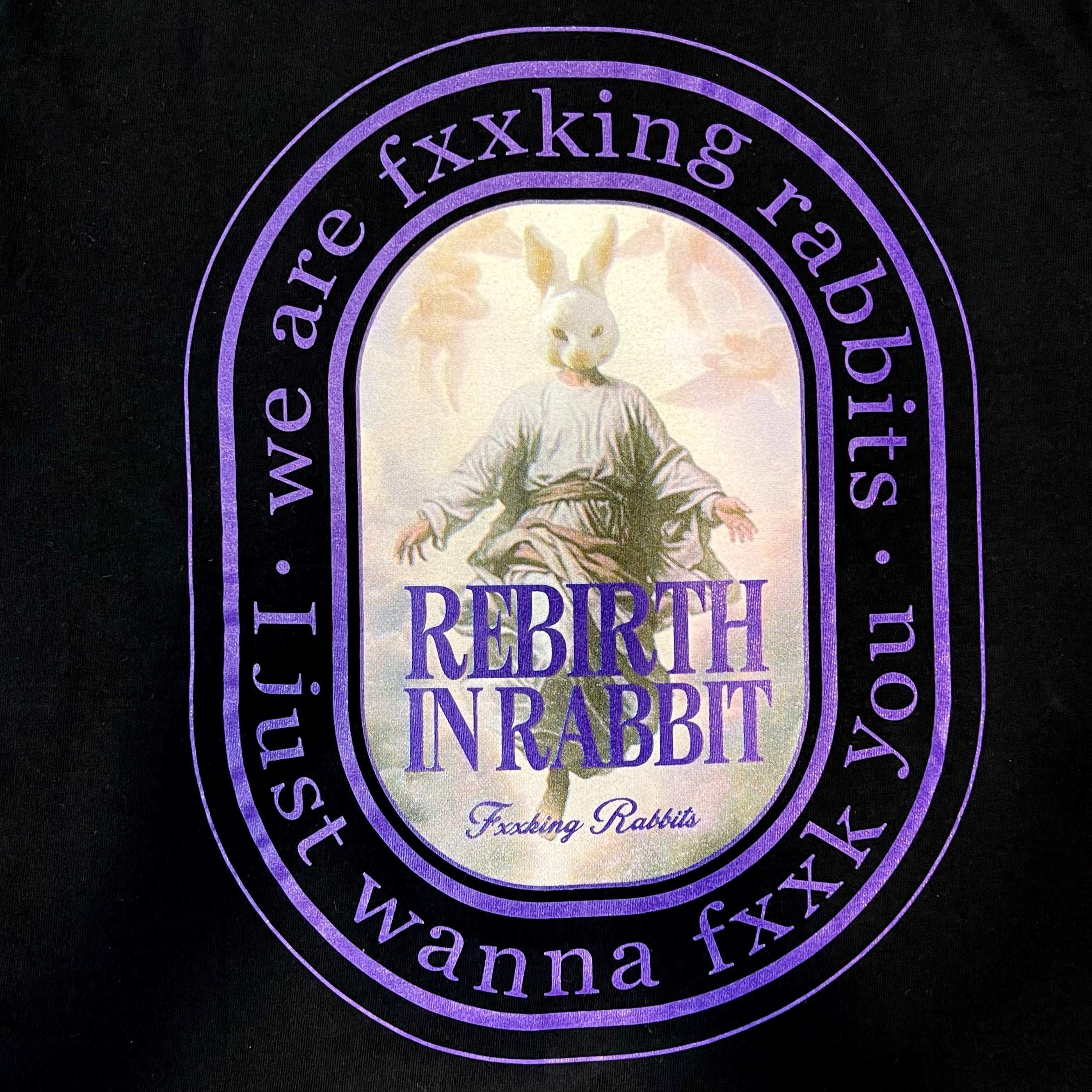 FR2 Japan Rebirth Tee in Black Purple - Japan Exclusive