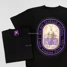 FR2 Japan Rebirth Tee in Black Purple - Japan Exclusive