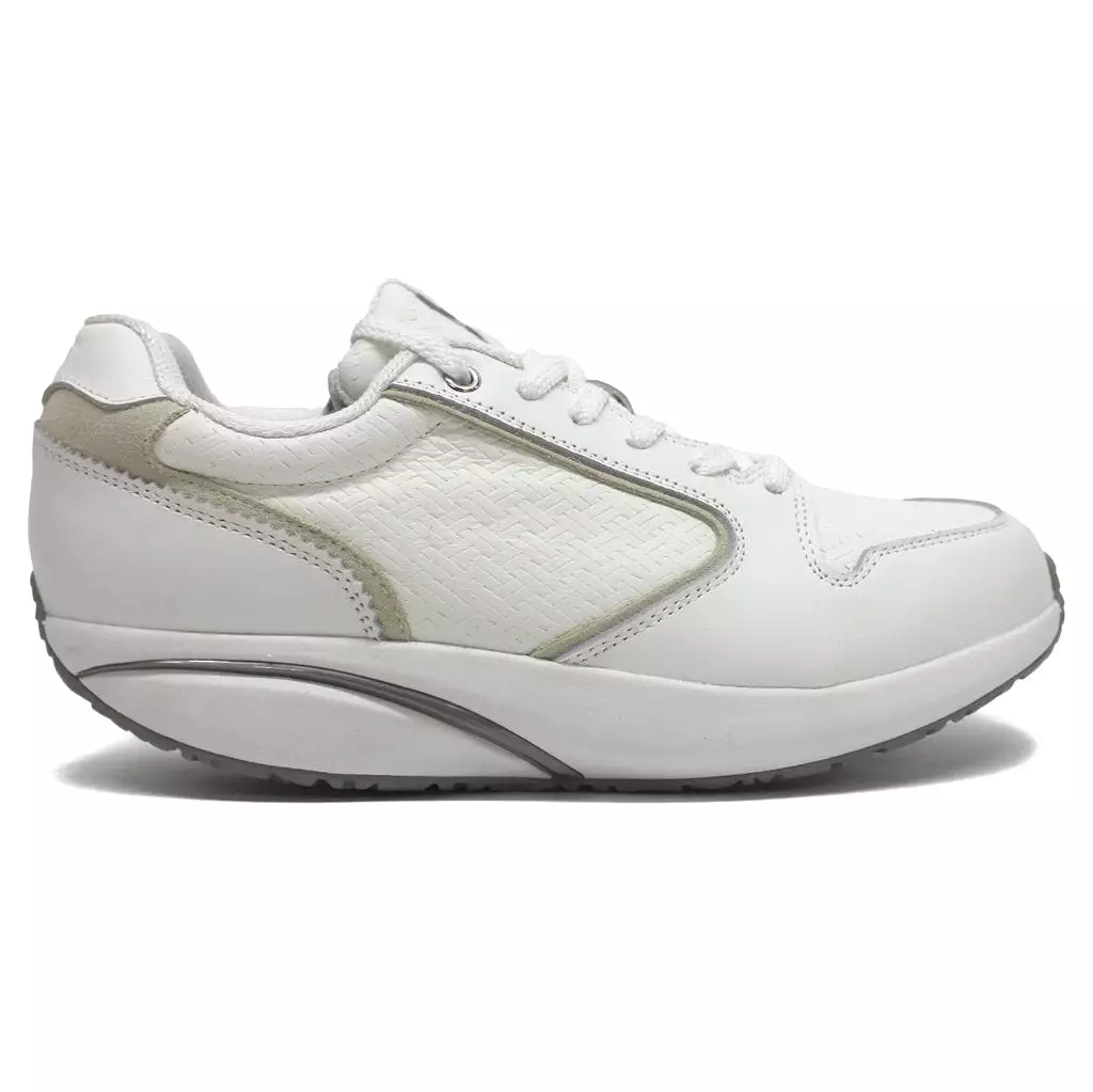 Fuma 702908-16FG Women's Leather Trainers - White, UK Size 6 - MBT