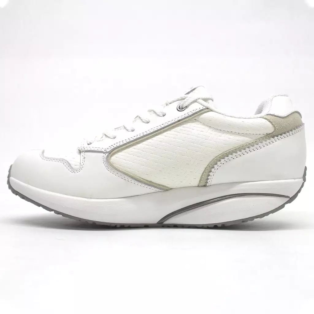 Fuma 702908-16FG Women's Leather Trainers - White, UK Size 6 - MBT