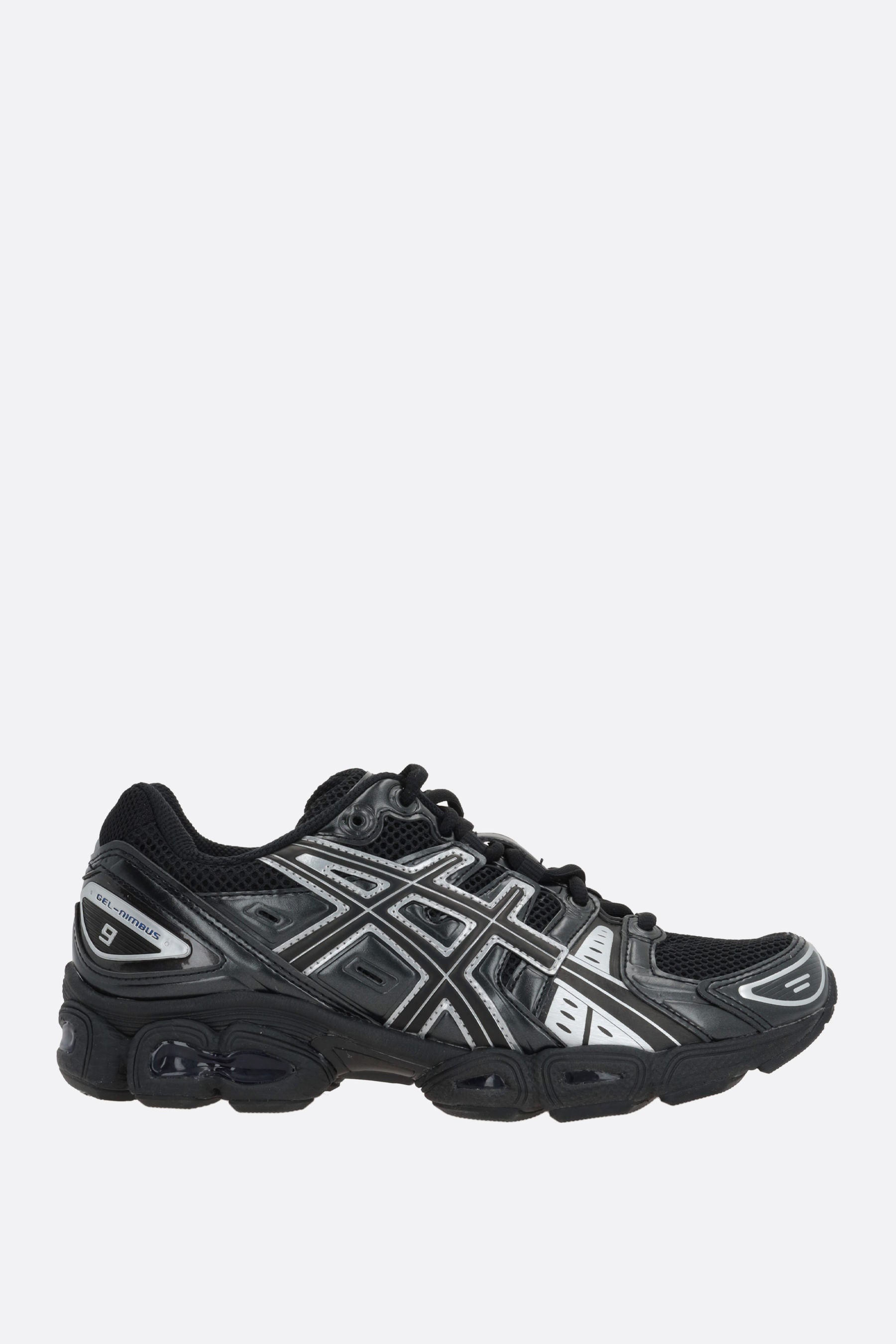 Gel-Nimbus 9 athletic shoes with mesh and faux leather