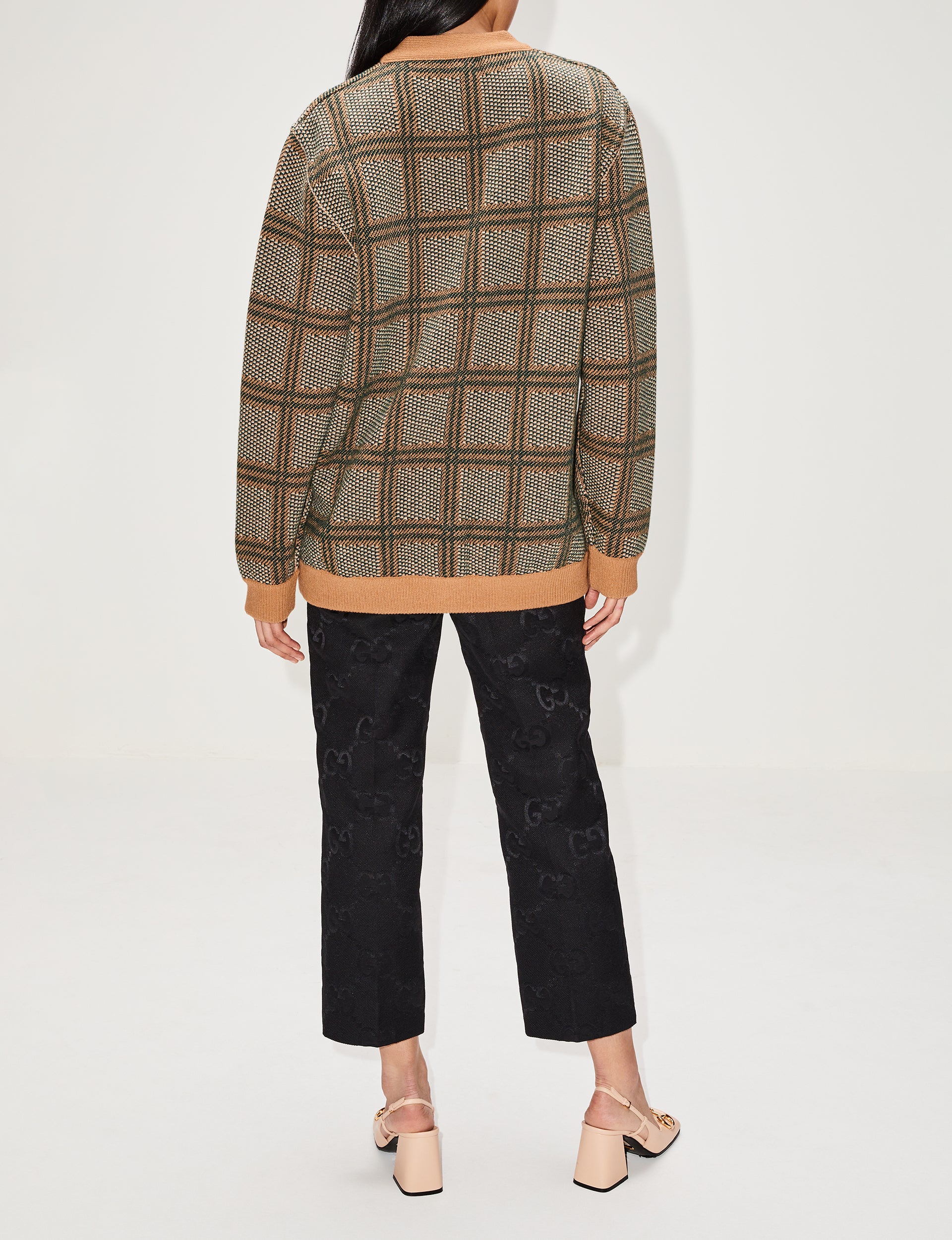 GG Jacquard Cardigan - Reversible Option