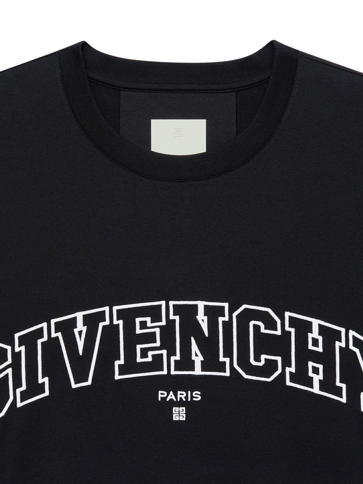 Givenchy College embroidered jersey T-shirt