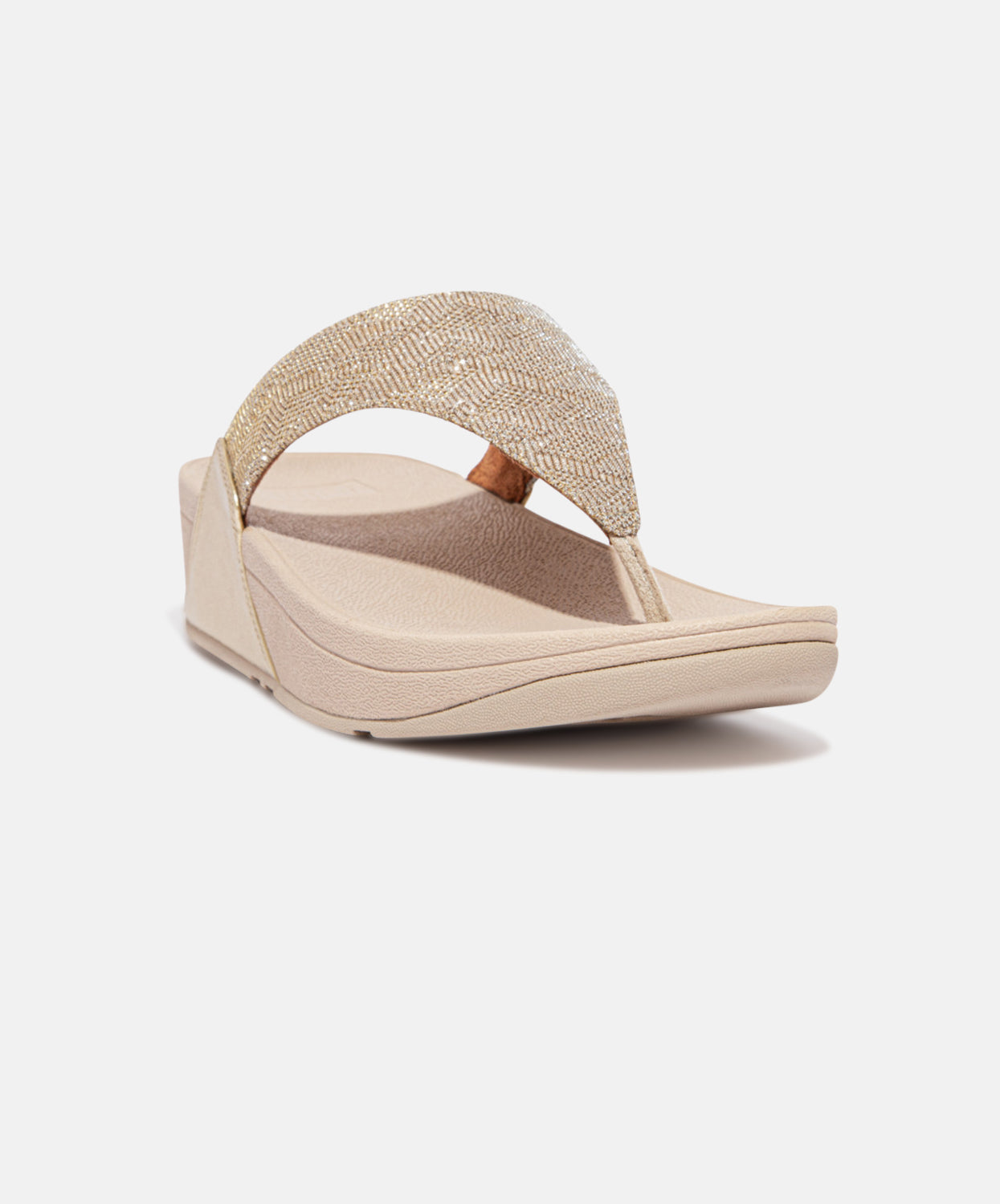 Gold Toe Post Sandals - FitFlop Lulu Glitz