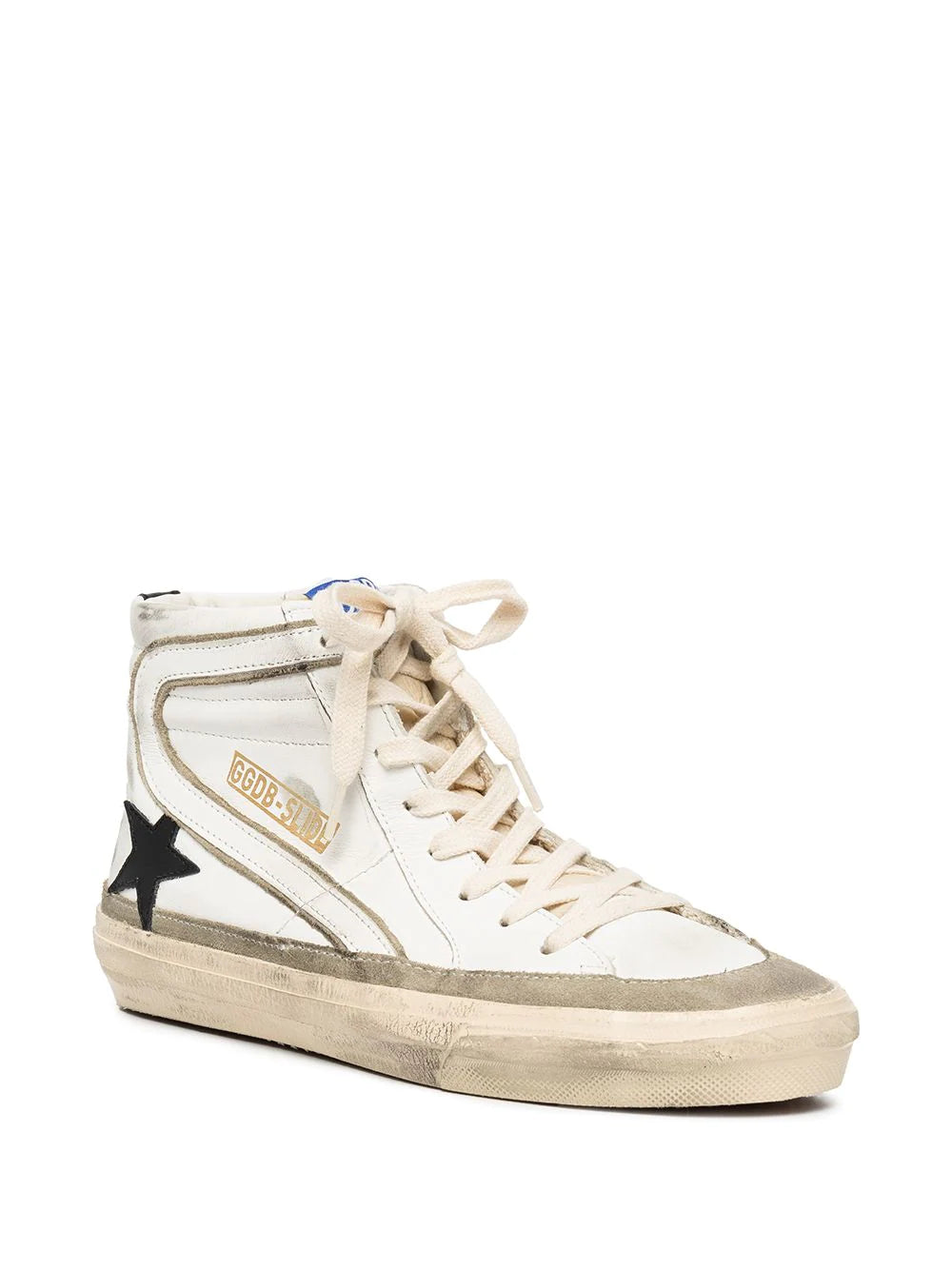 golden goose high-top slide sneakers