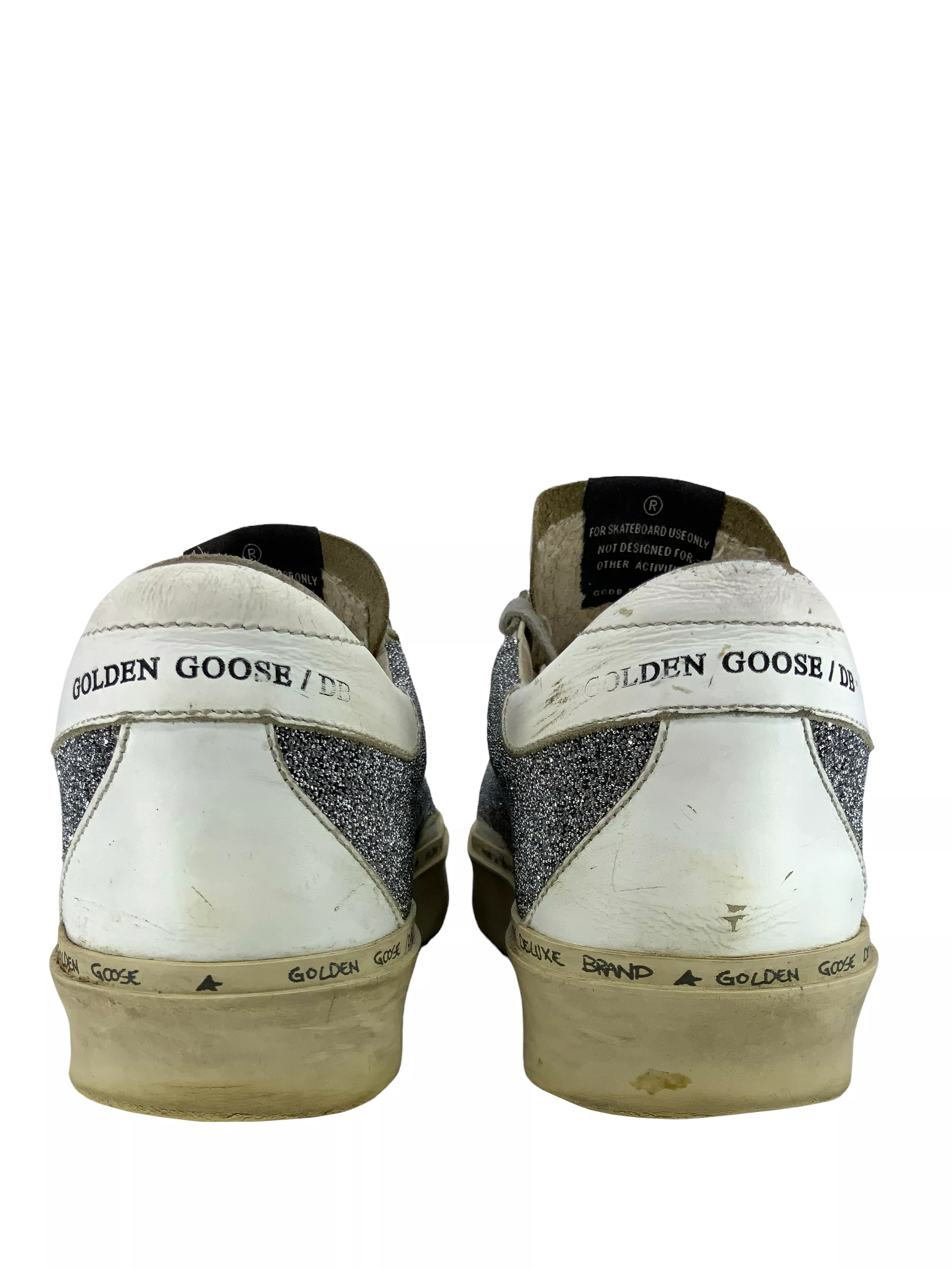 Golden Goose Superstar Glitter Low-Top Sneakers Size 7