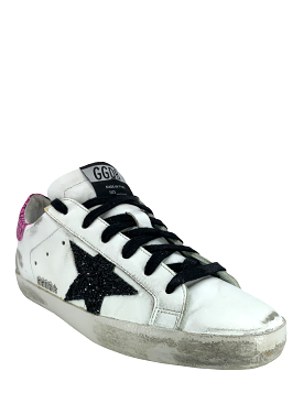 Golden Goose Superstar Glitter Sneakers Size 5