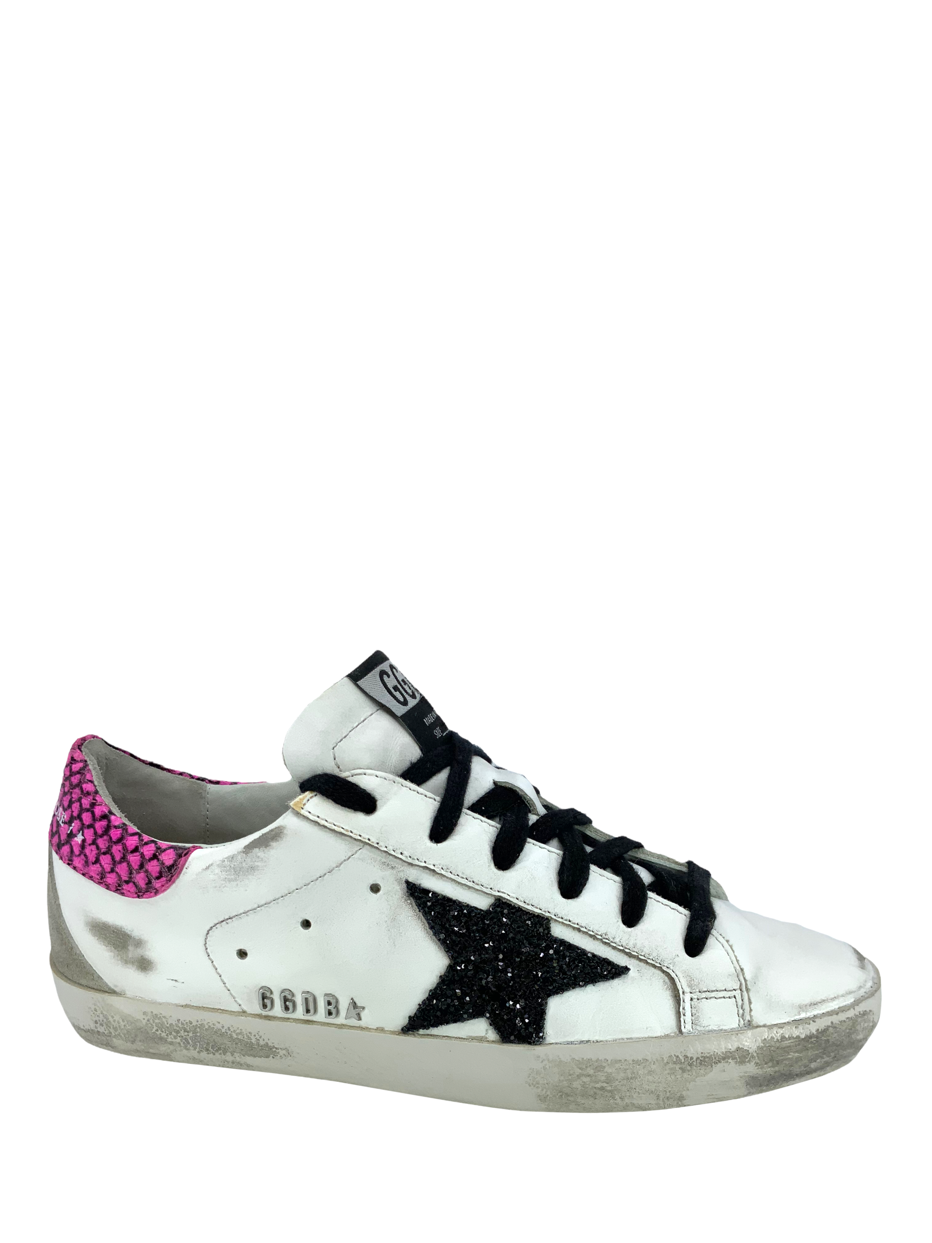 Golden Goose Superstar Glitter Sneakers Size 5