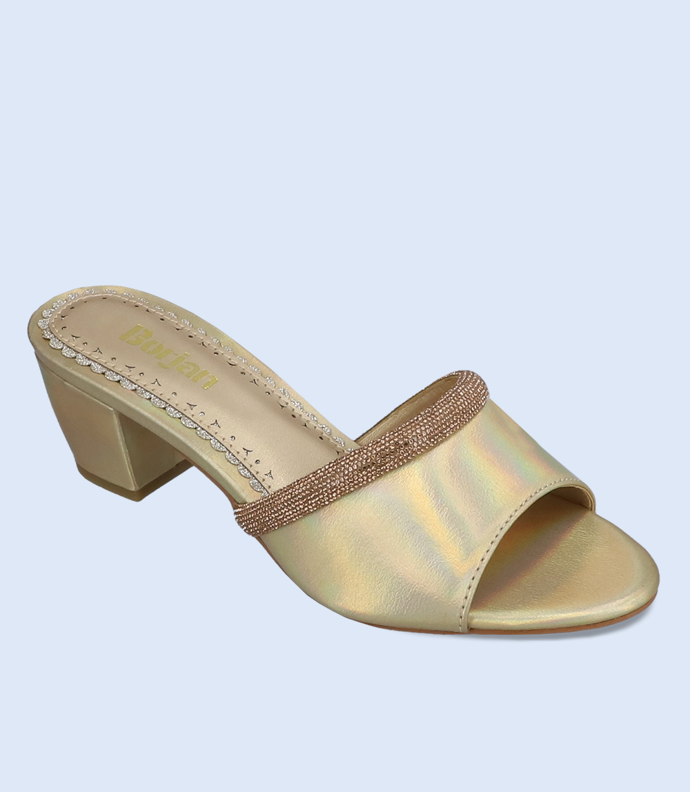 Golden Women's Formal Slipper Heels - BW9158