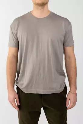 greige cotton t-shirt