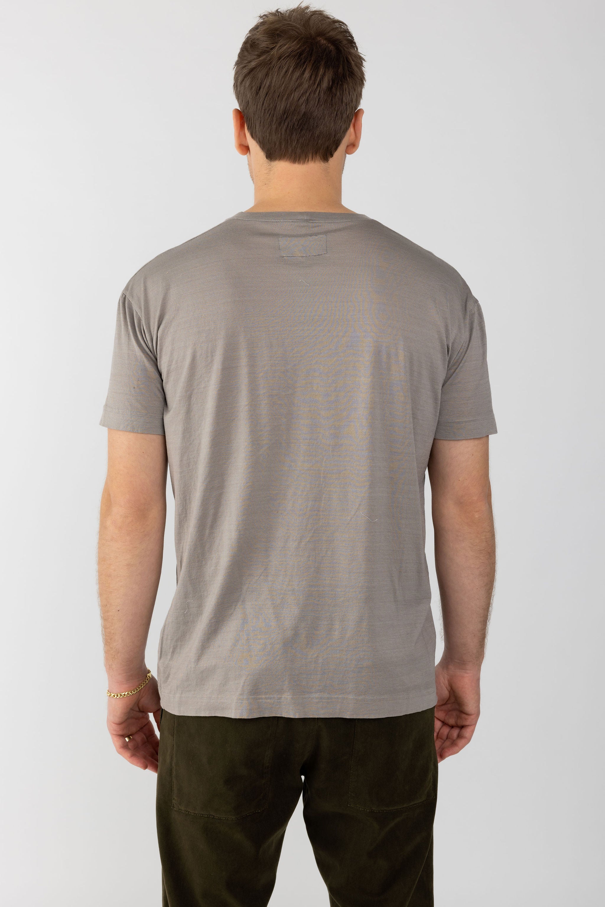 greige cotton t-shirt