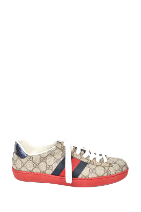 Gucci GG Supreme Ace Low Top Sneakers size 7.5