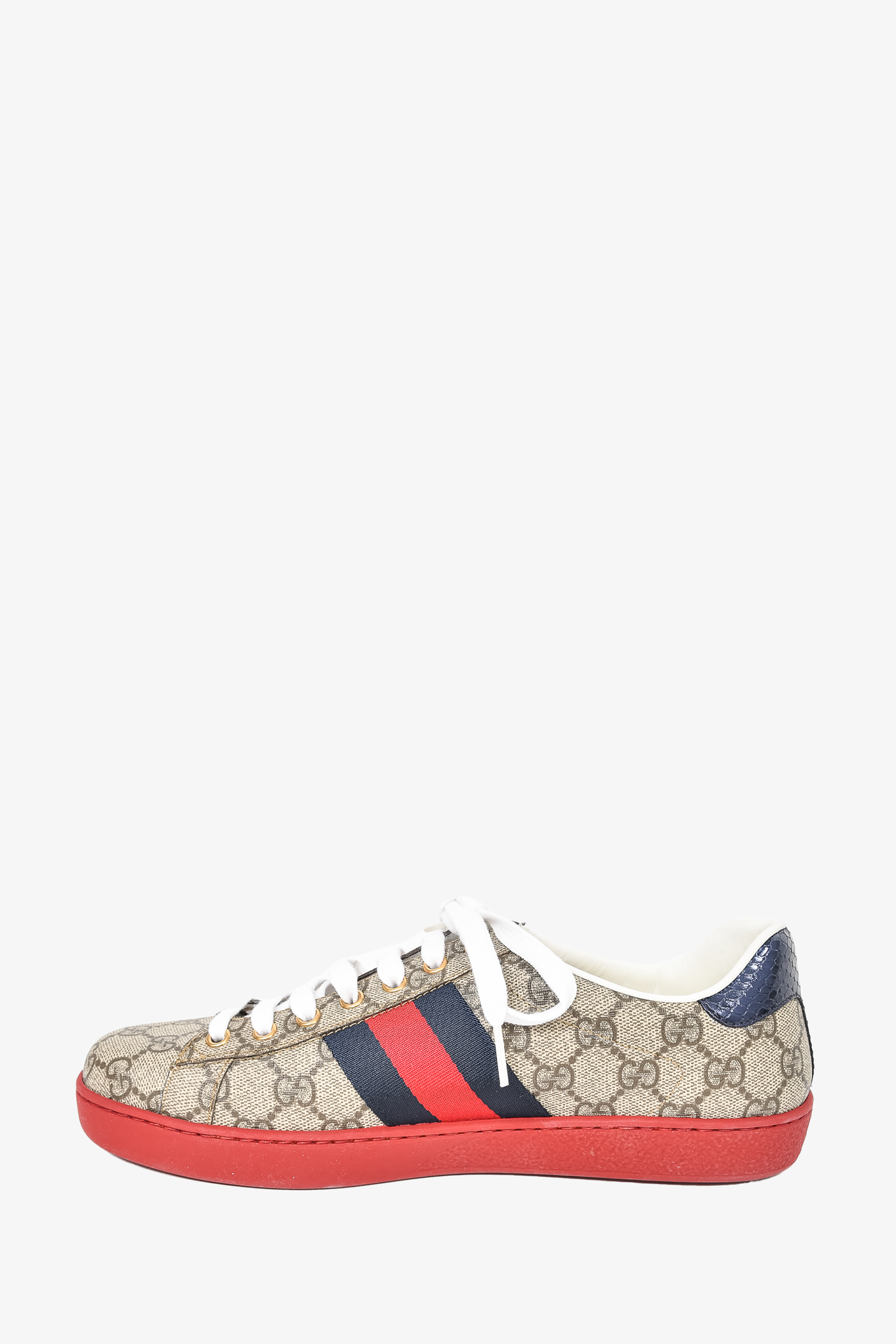 Gucci GG Supreme Ace Low Top Sneakers size 7.5