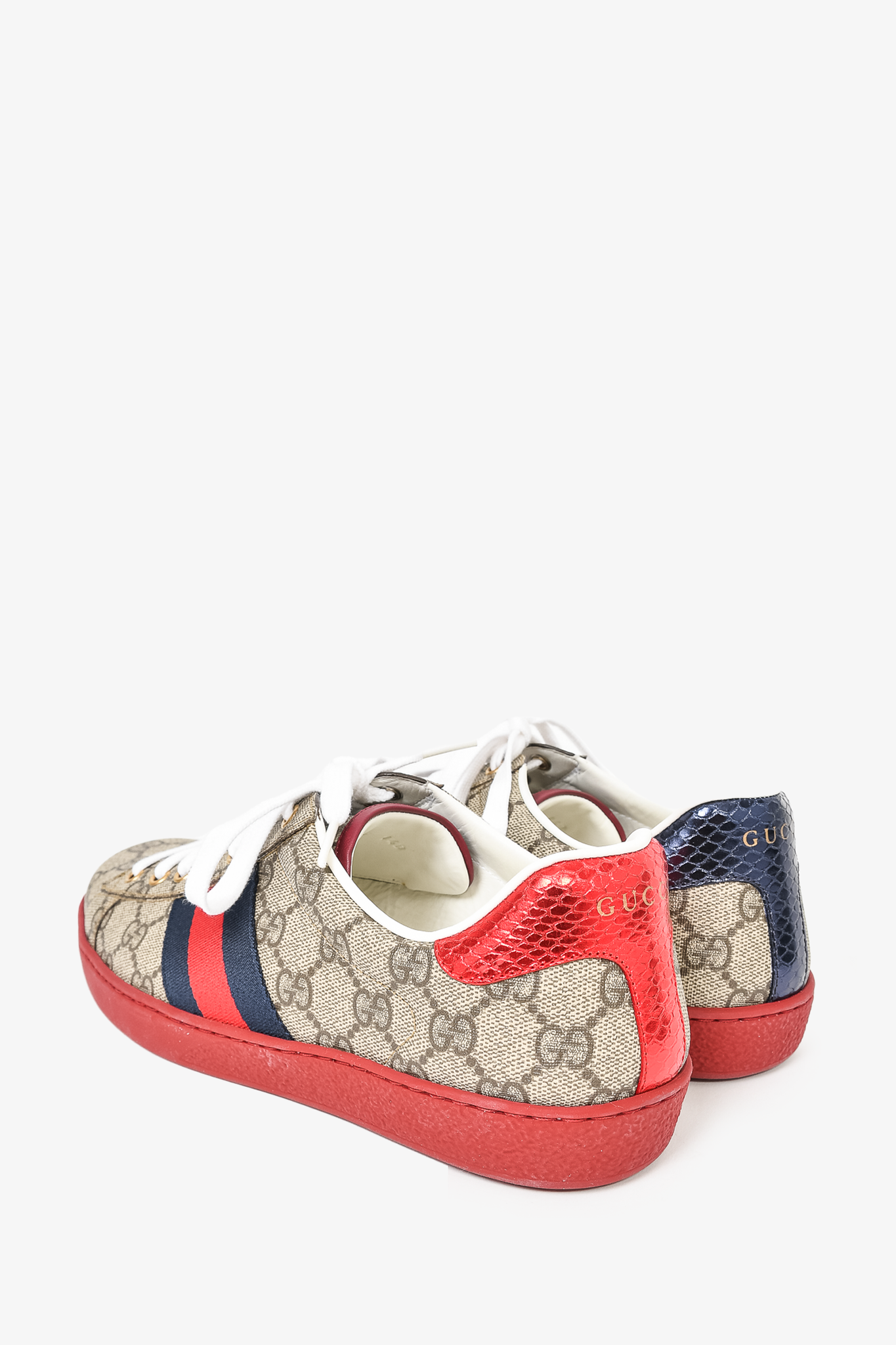 Gucci GG Supreme Ace Low Top Sneakers size 7.5