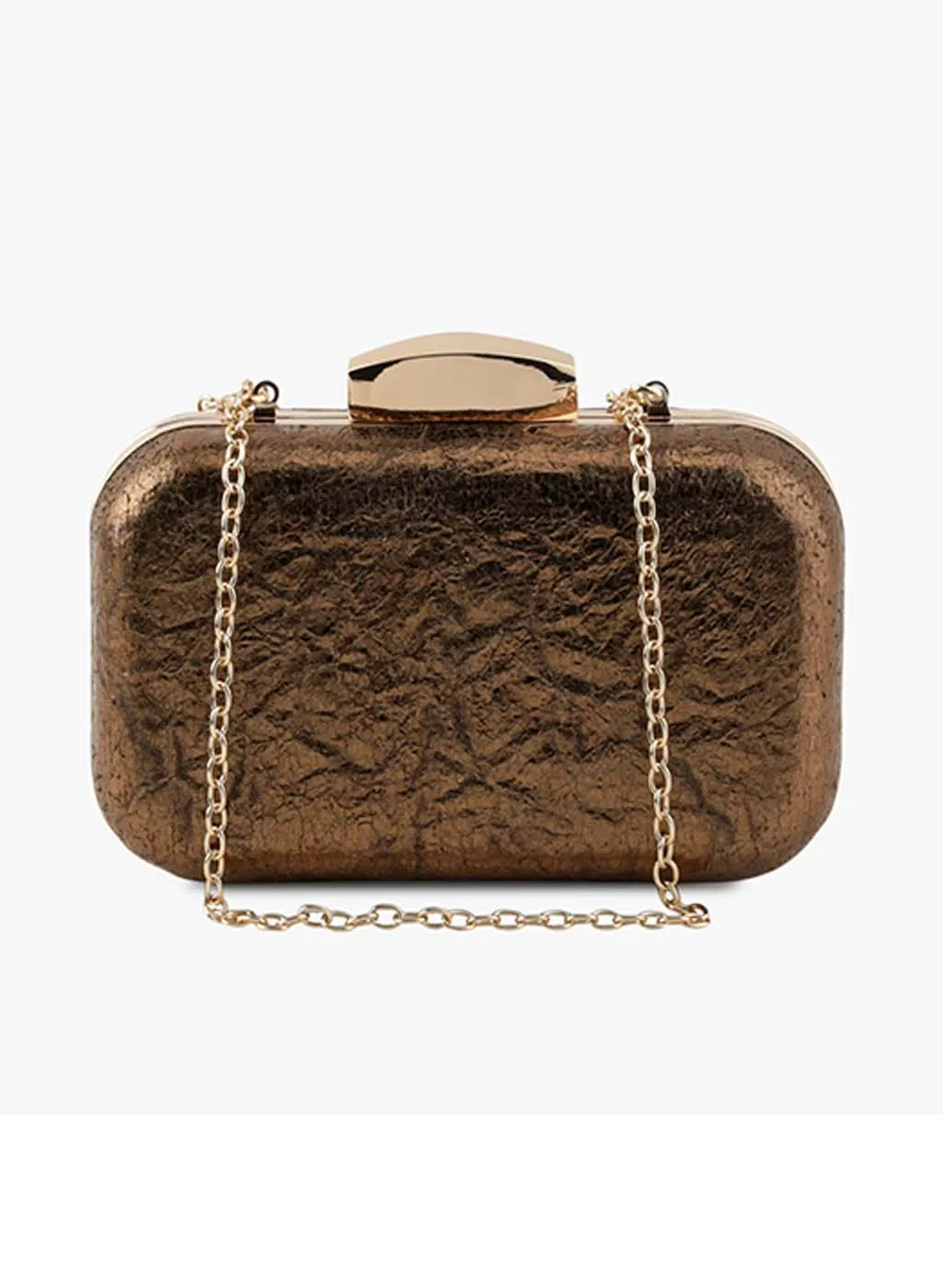 Gwen Elegant Gold Clutch