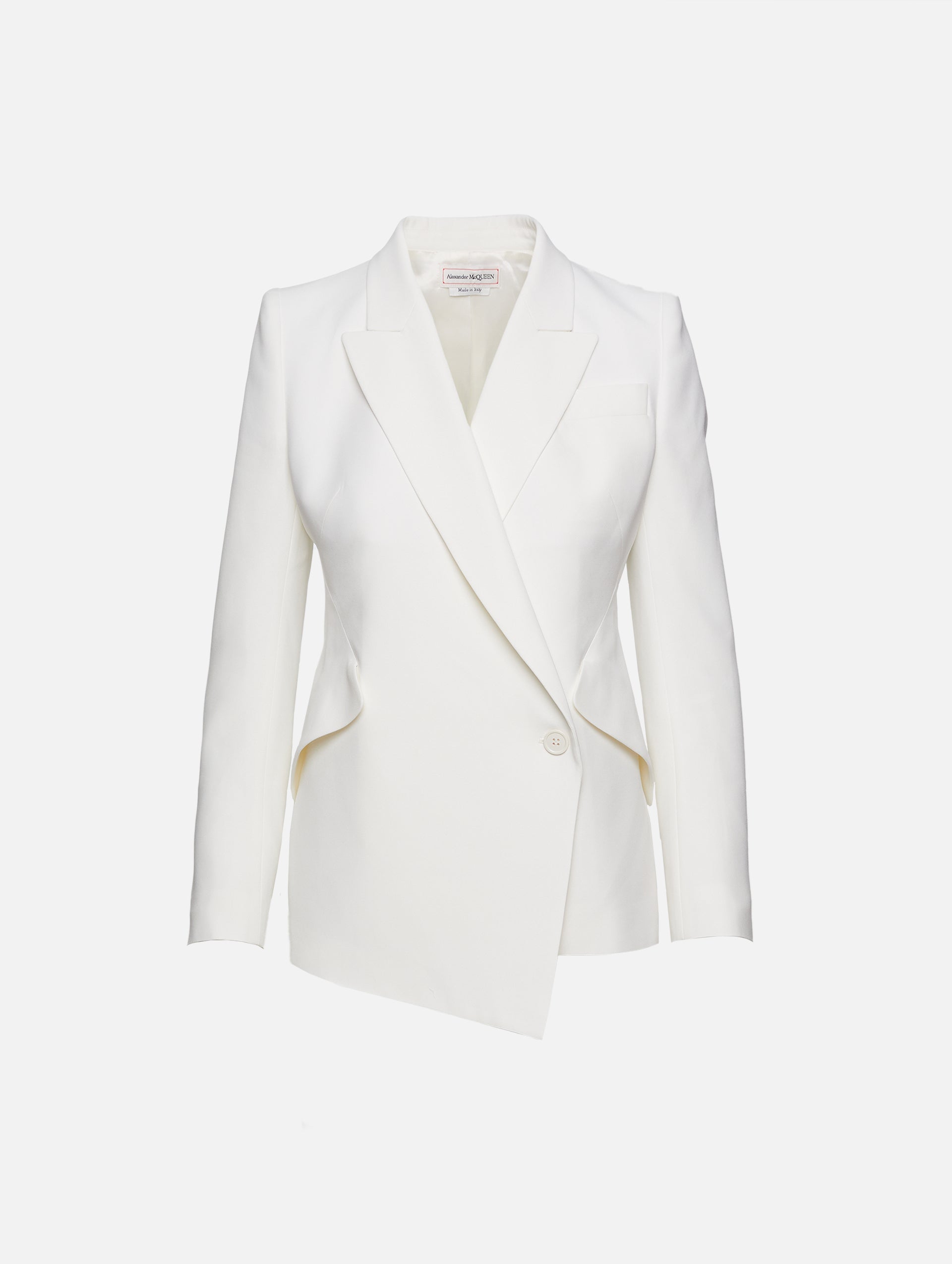 Hem One Button Blazer for Women