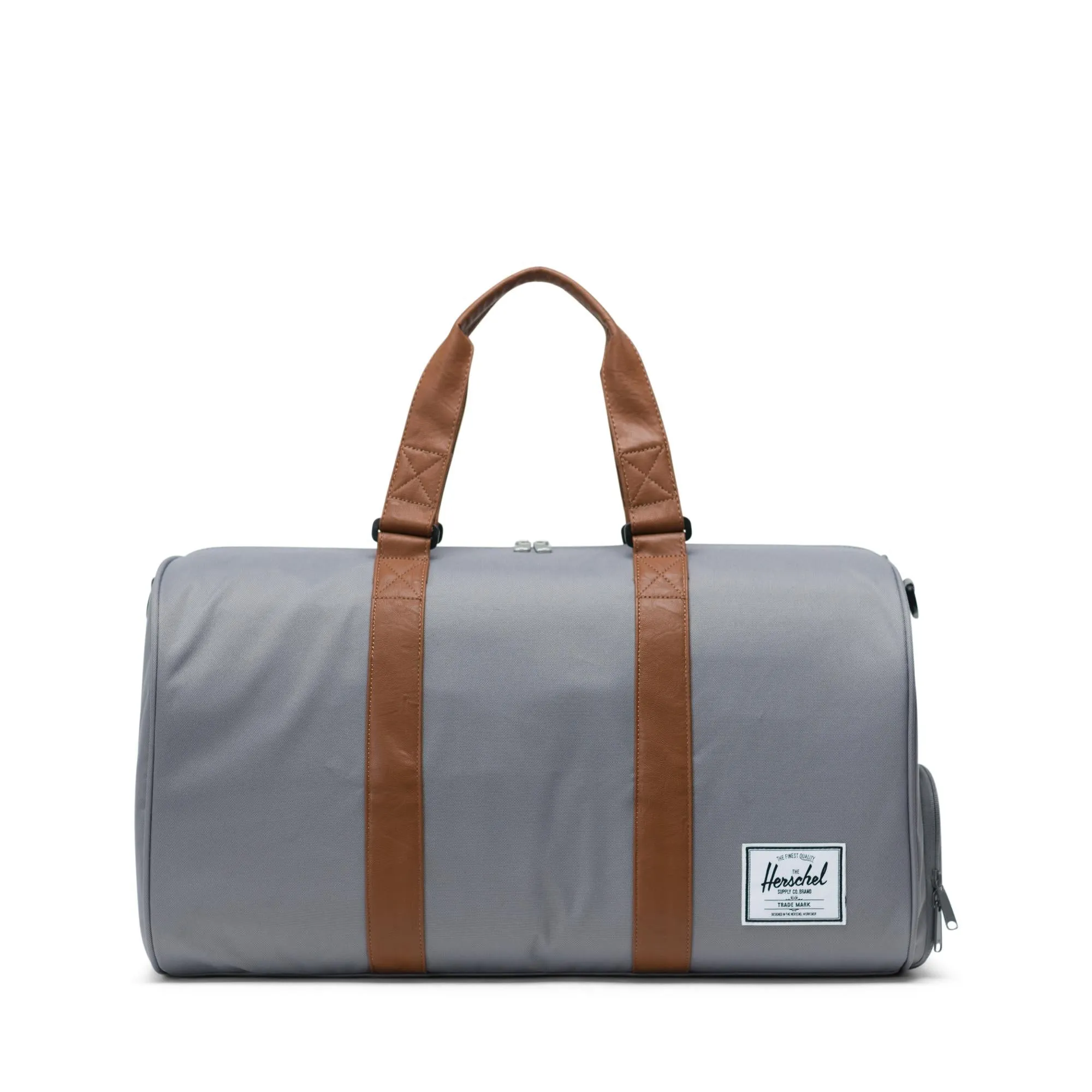 Herschel Novel Synthetic Leather Grey/Tan