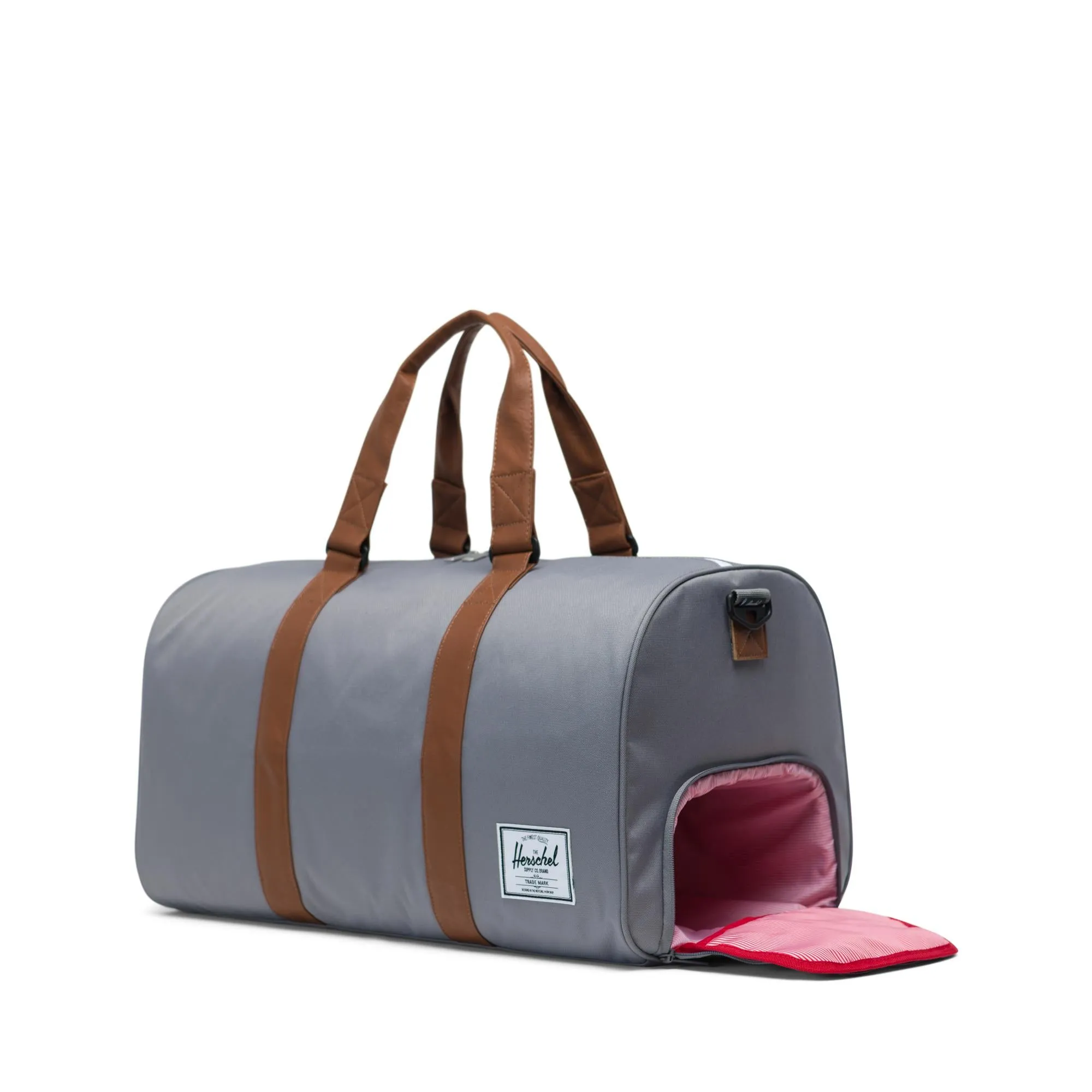 Herschel Novel Synthetic Leather Grey/Tan