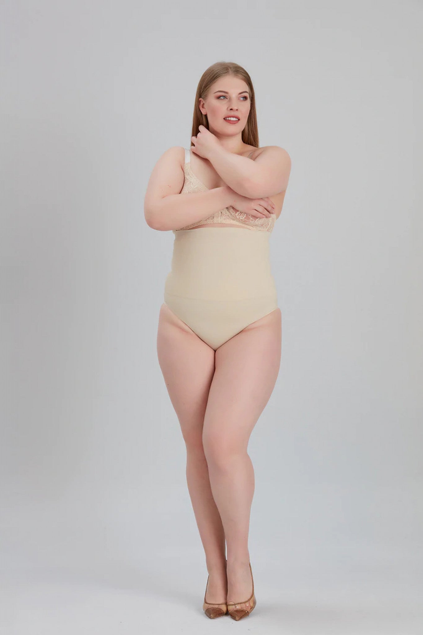 High Waist Nude Shapewear Brief London - Best Price & Quality